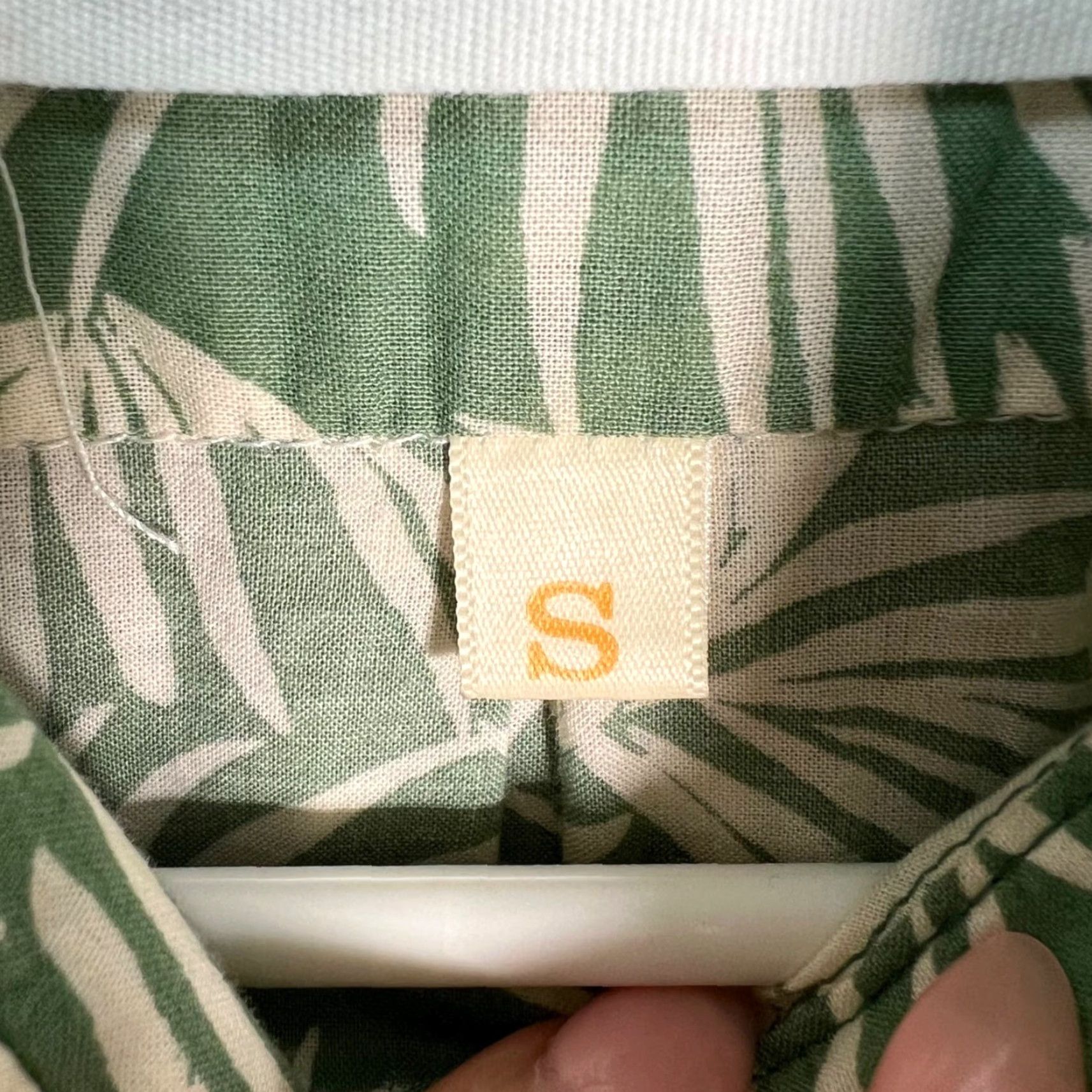 Raleigh Denim Raleigh Denim Workshop Mens Size Small Green Palm Leaf Print Button-Up Shirt Size US S / EU 44-46 / 1 - 4 Thumbnail