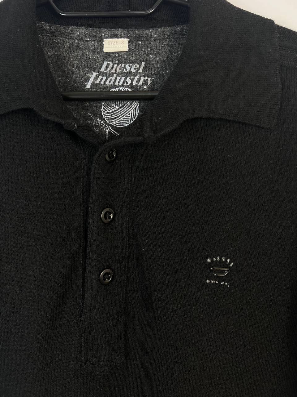 Diesel DIESEL INDUSTRY KNIT POLO SHIRT BLACK SIZE S Size US S / EU 44-46 / 1 - 4 Thumbnail