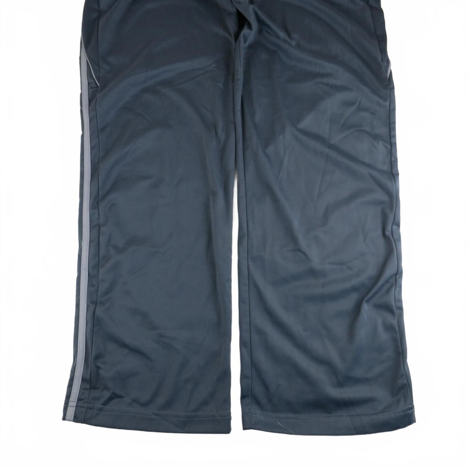 Adidas Adidas Dark Gray Track Pants with Side Stripes Boy's Large Size ONE SIZE - 8 Thumbnail