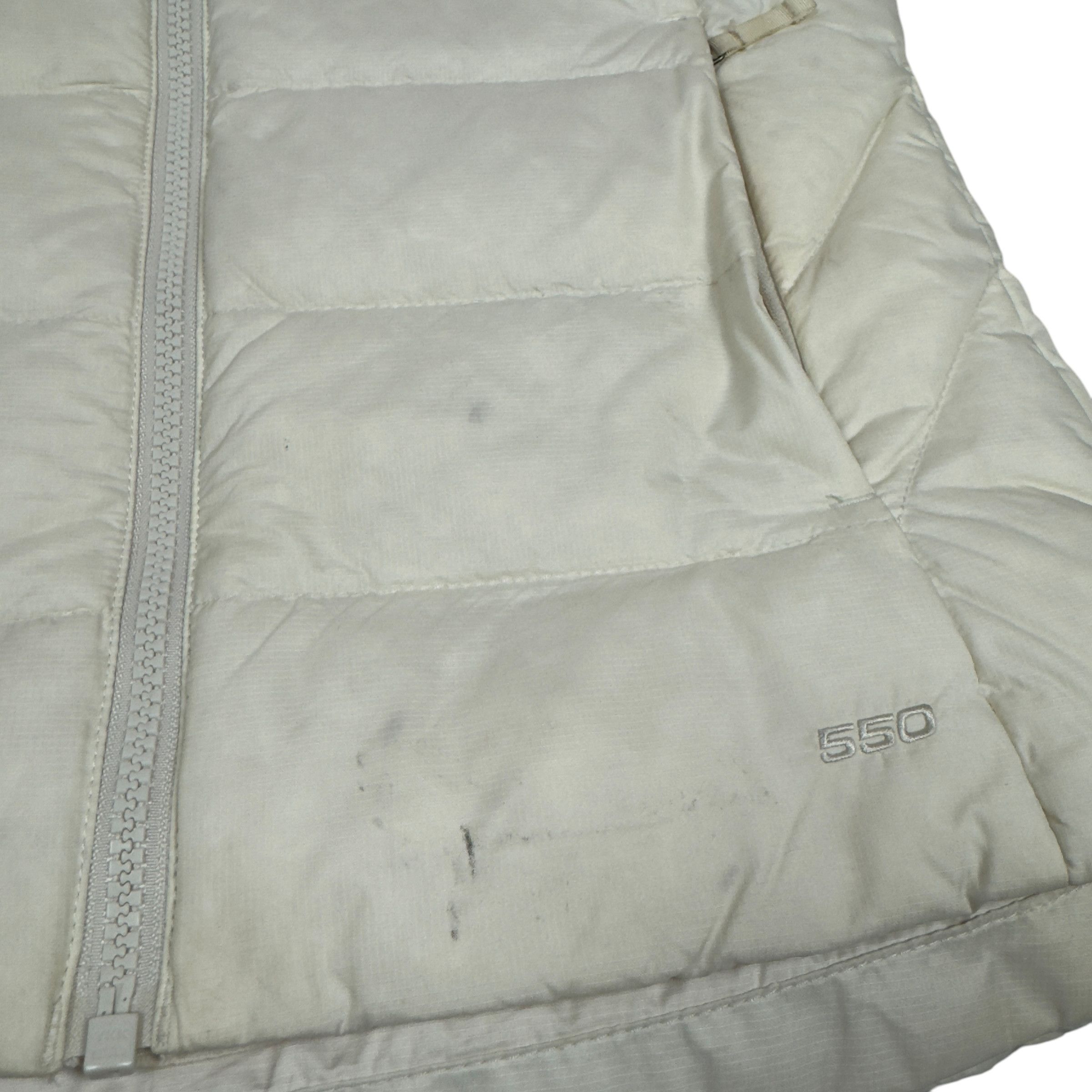 The North Face The North Face 550 Women's Beige Full Zip Puffer Vest Small Size S / US 4 / IT 40 - 3 Thumbnail