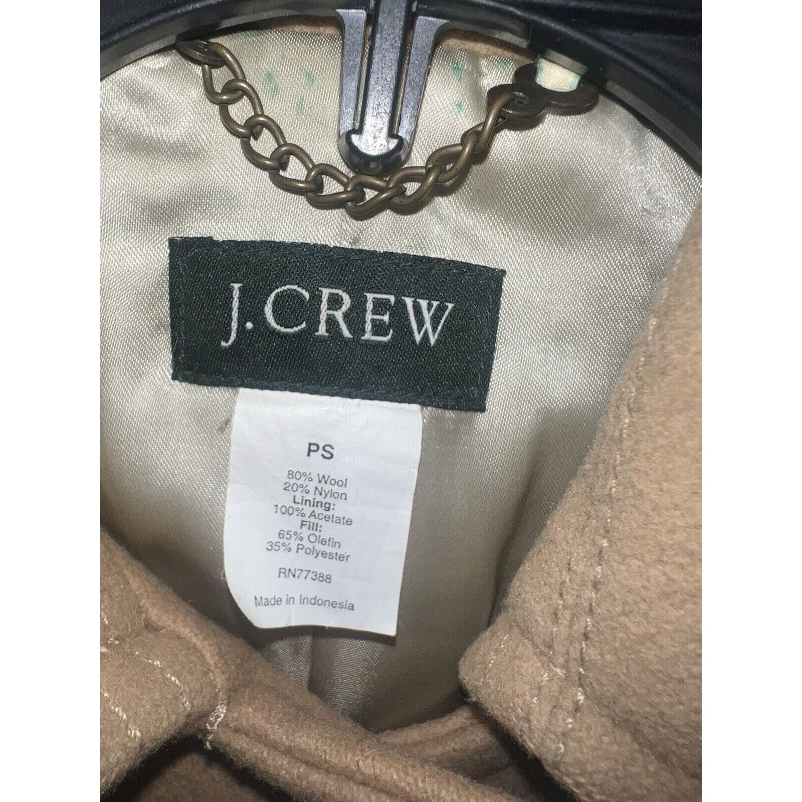 J.Crew JCrew Peacoat Parka Jacket Womens PS Small Double Breasted Size S / US 4 / IT 40 - 4 Thumbnail