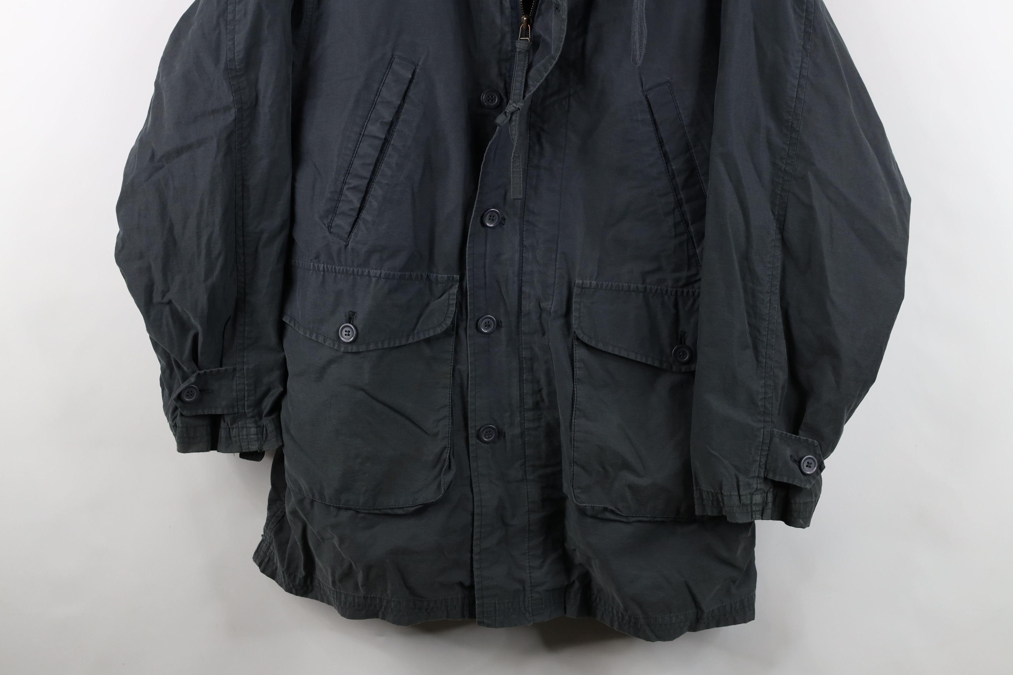 Gap × Vintage Vintage 90s Gap Lined Hooded Military Field Parka Jacket Size US XS / EU 42 / 0 - 3 Thumbnail
