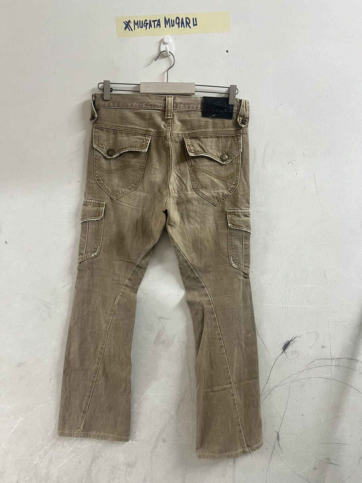 Other FLARED🔥LEE CARGO DISTRESSED DENIM PANT Size US 30 / EU 46 - 12 Thumbnail