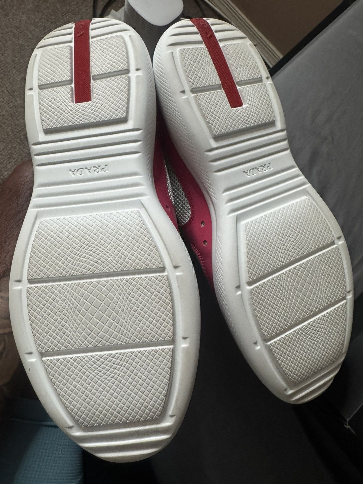 Prada Prada soft rubber cup sneakers Size 39 Size US 8.5 / IT 38.5 - 6 Thumbnail