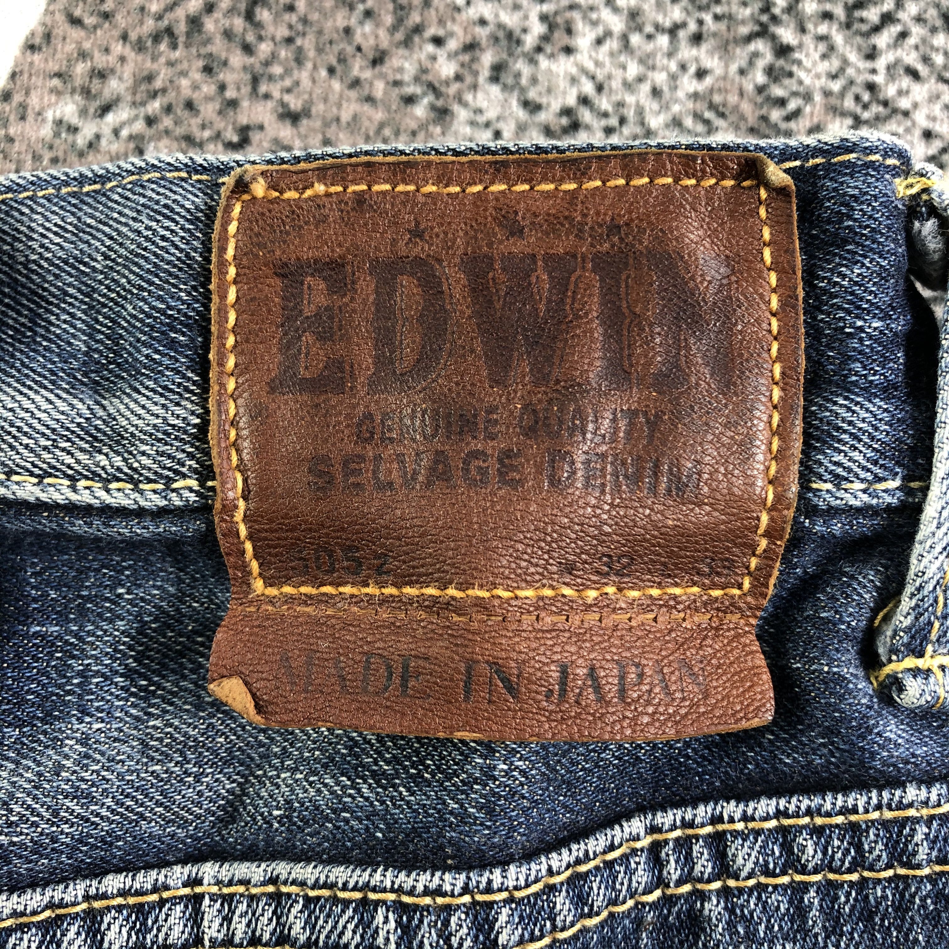 Edwin Vintage Edwin Selvedge Jeans Faded Blue Denim KJ2276 Size US 32 / EU 48 - 5 Thumbnail