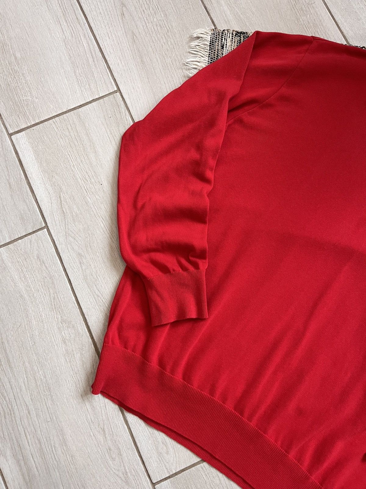 Paul & Shark × Vintage Vintage Paul & Shark Zip Knit Red Pullover Y2K sweatshirt Size US XXL / EU 58 / 5 - 4 Thumbnail