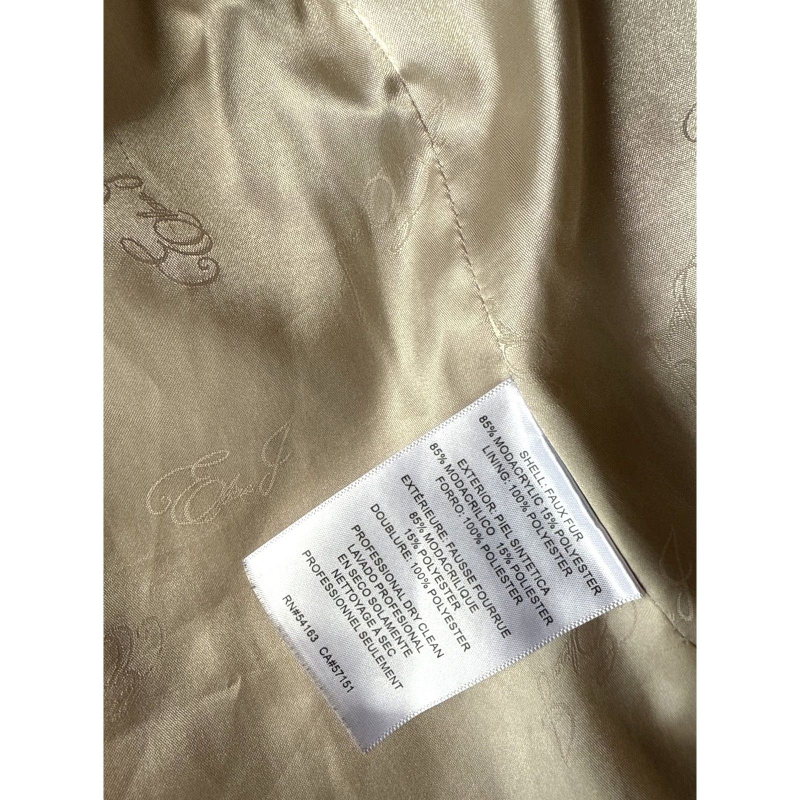 Vintage VINTAGE Eliza J Faux Fur Blazer Coat Outerwear Women’s S Beige Fur Trim Long Coat Size S Regular Women's Coat 90s Theme Mens Womens Size S / US 4 / IT 40 - 6 Thumbnail
