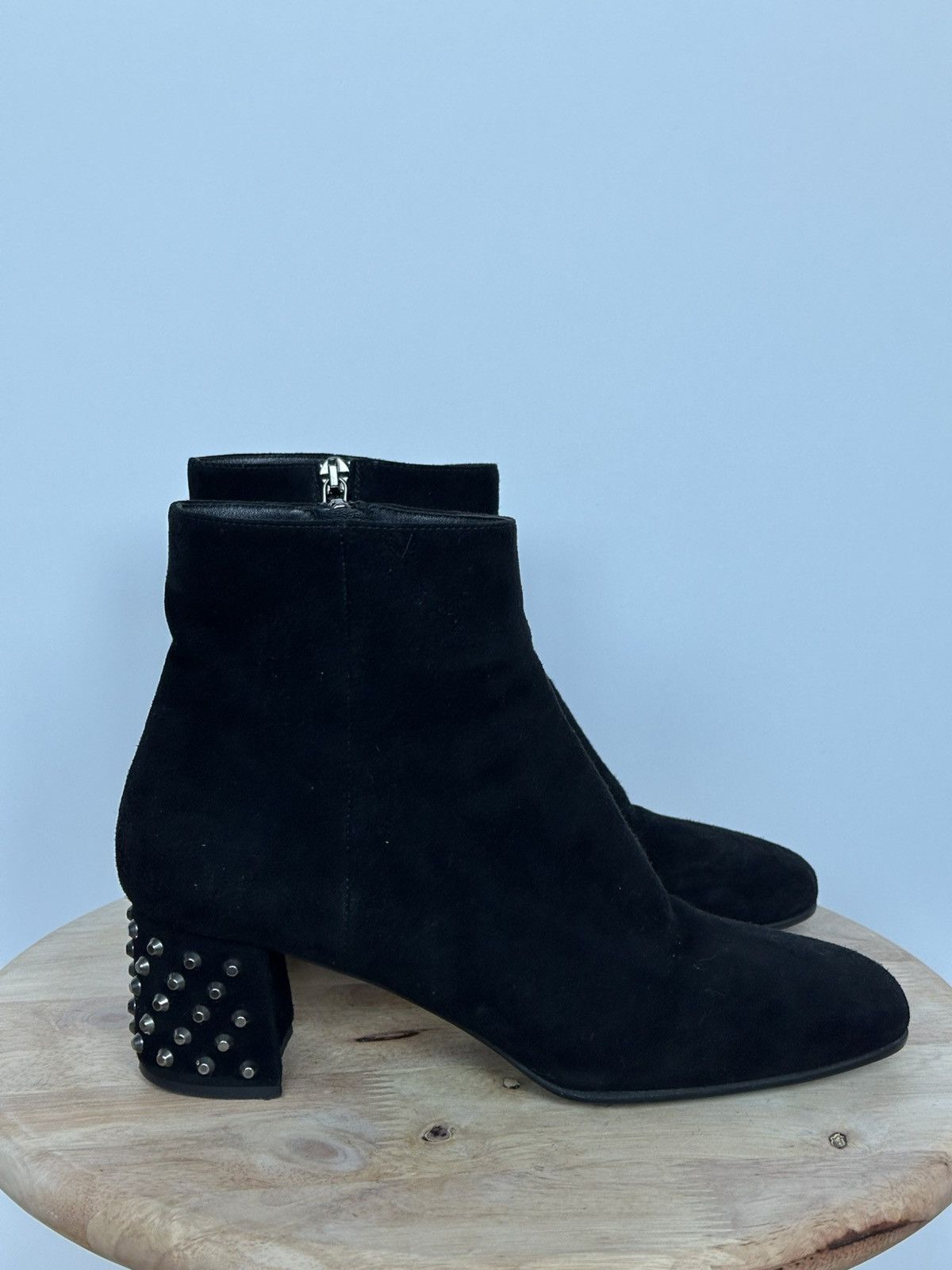 Designer × Prada Prada suede Boots with studs Size US 5.5 / IT 35.5 - 2 Thumbnail