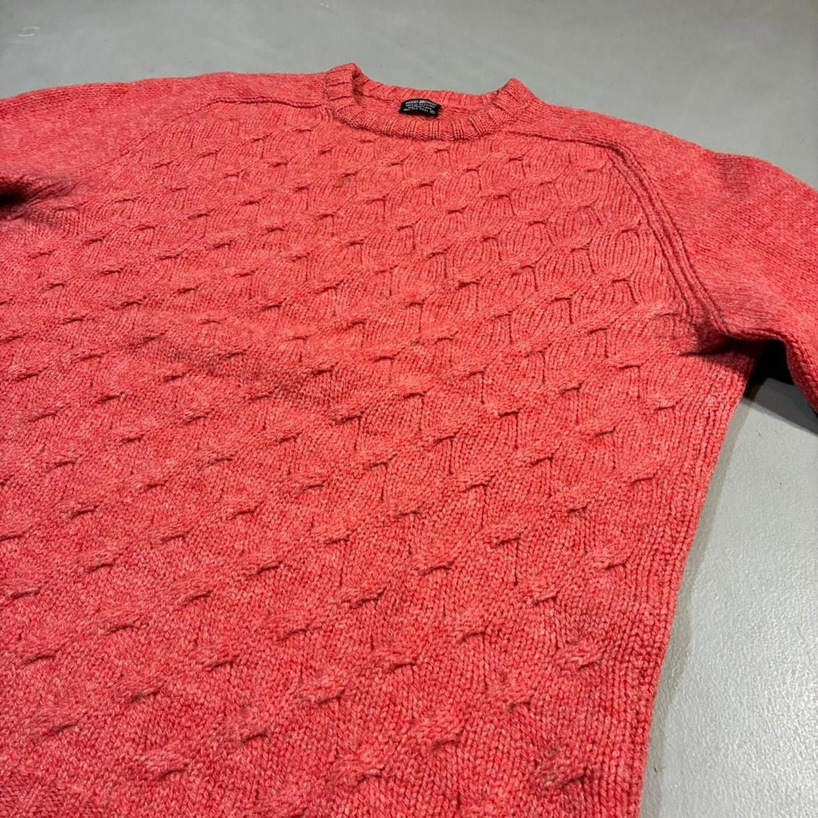 Brooks Brothers 1960s Brooks Brothers Salmon Scottish Wool Sweater Size US XL / EU 56 / 4 - 4 Thumbnail