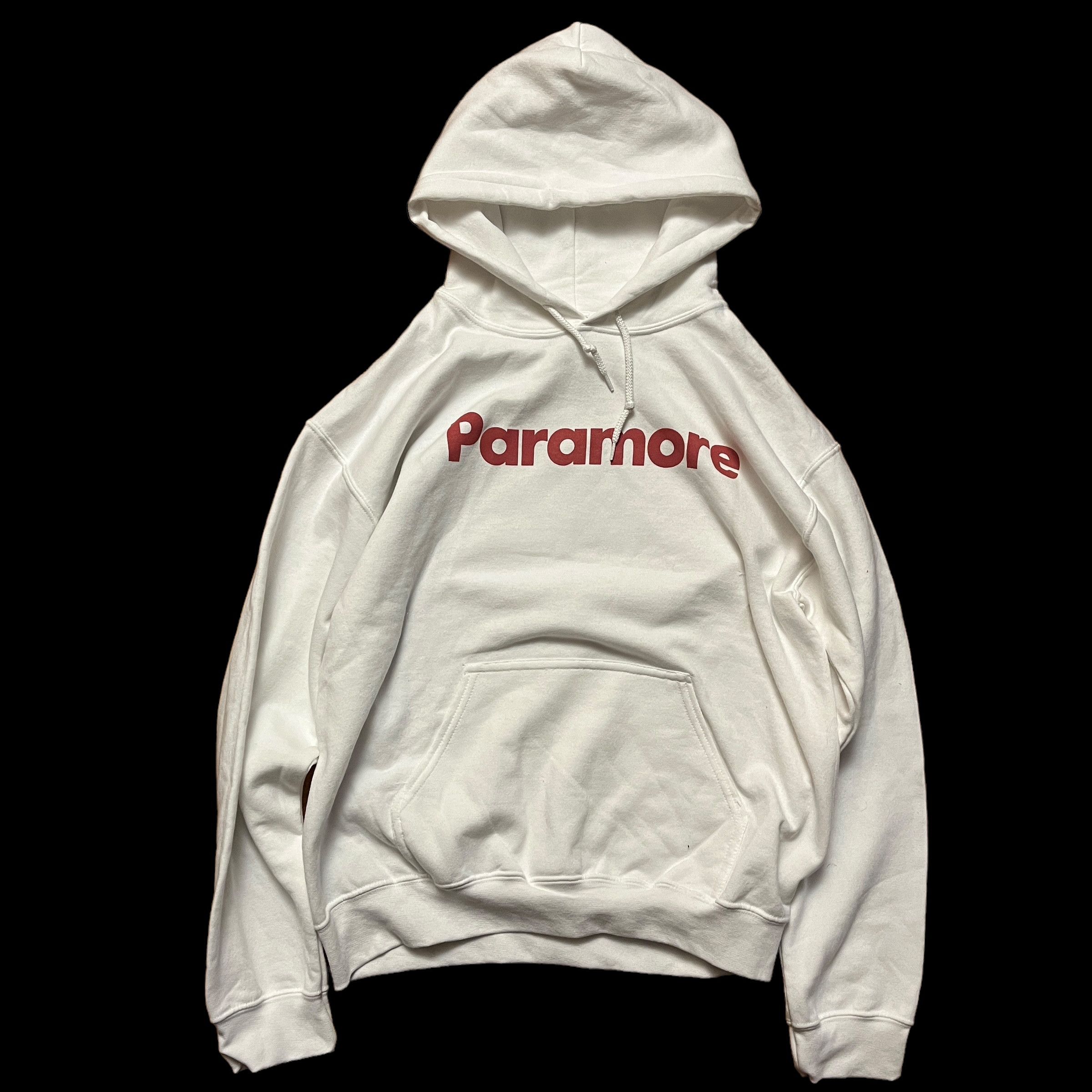 image of Vintage Paramore This Is Why Album Cream Hoodie M Band Tour in White, Men's (Size Medium)