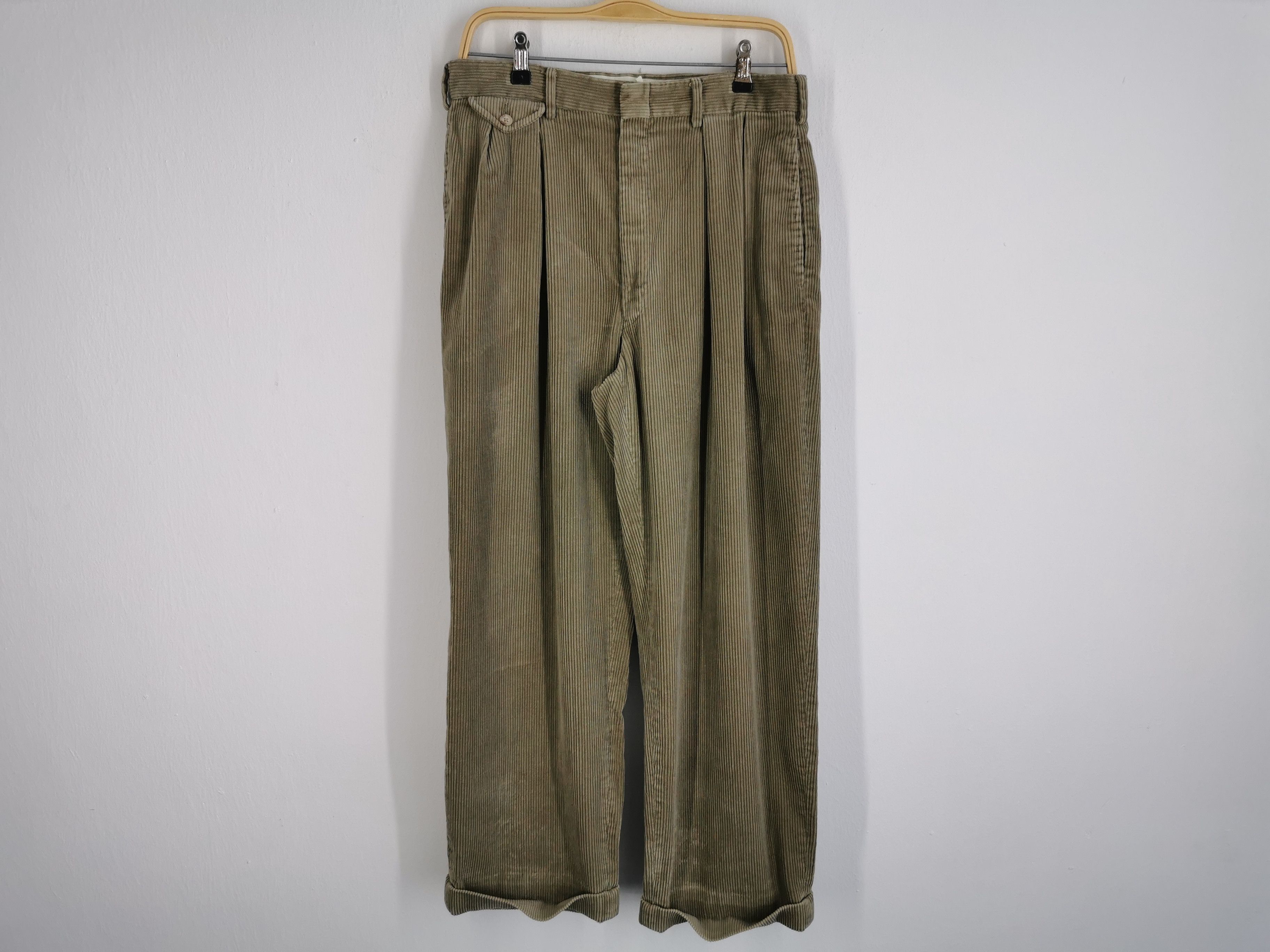 Polo Ralph Lauren Vintage 90s Polo Ralph Lauren Corduroy Pants Made In USA Size US 33 - 2 Thumbnail