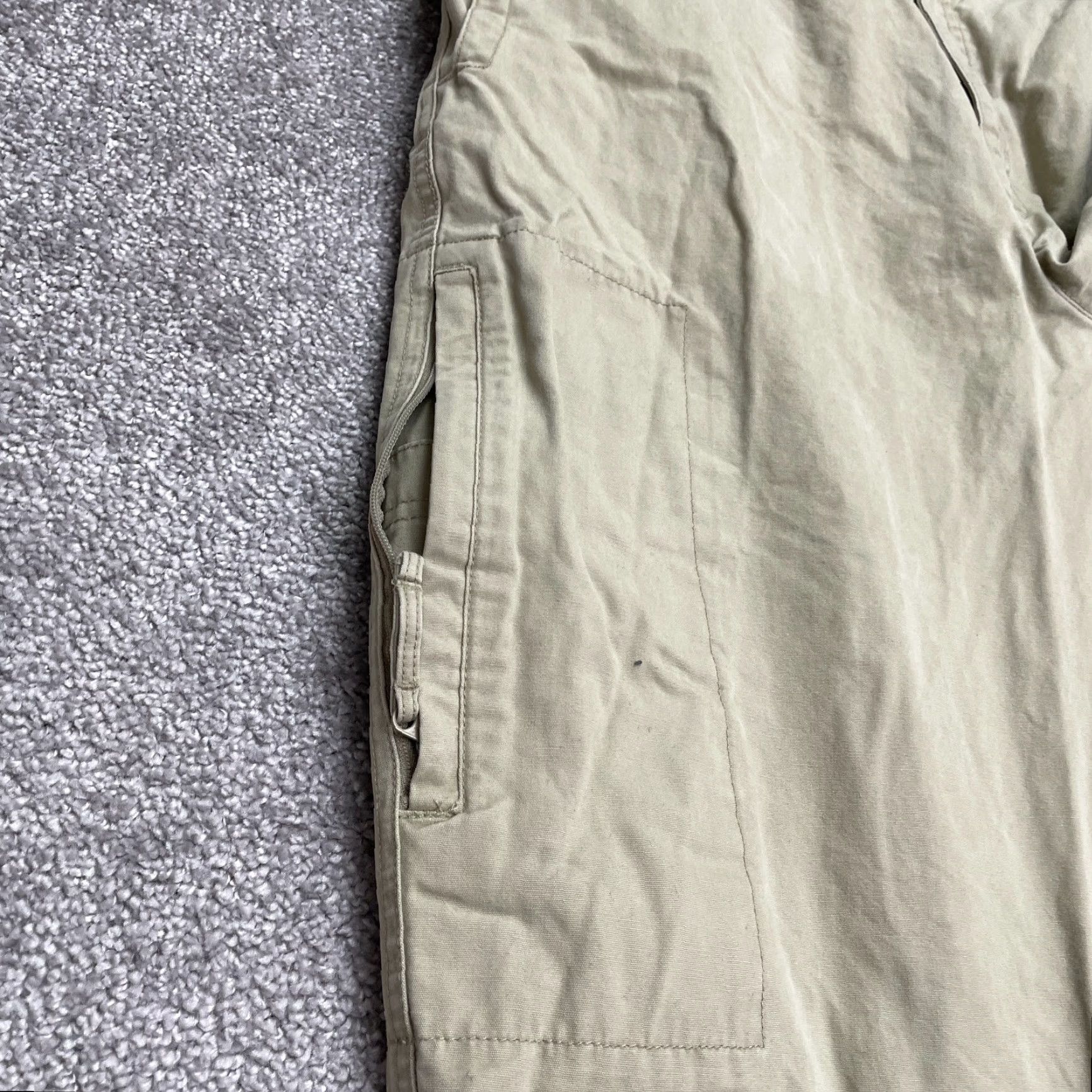 Vintage Columbia Silver Ridge Pants Mens 32x34 Brown Cotton Carpenter Straight Utility Outdoor Travel Workwear Casual Size US 32 / EU 48 - 6 Thumbnail