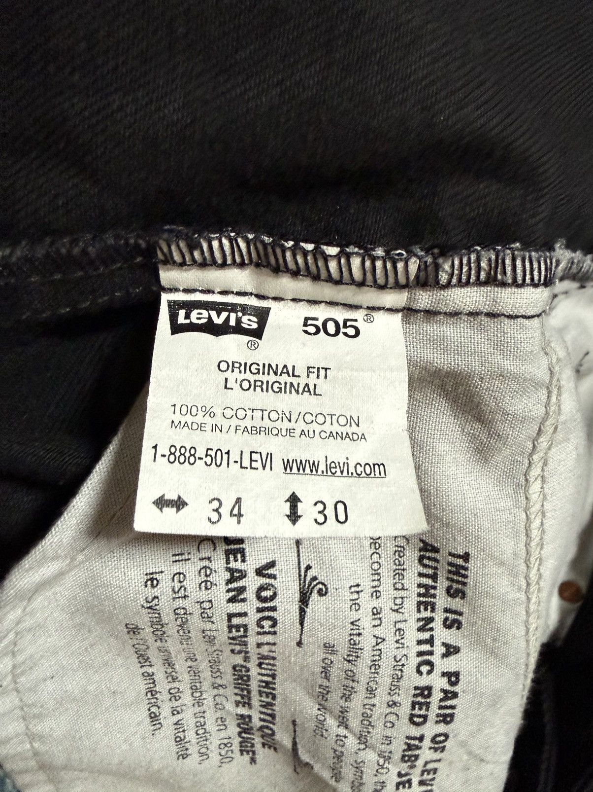 Levi's Levi’s 505 Jeans Size US 34 / EU 50 - 3 Thumbnail