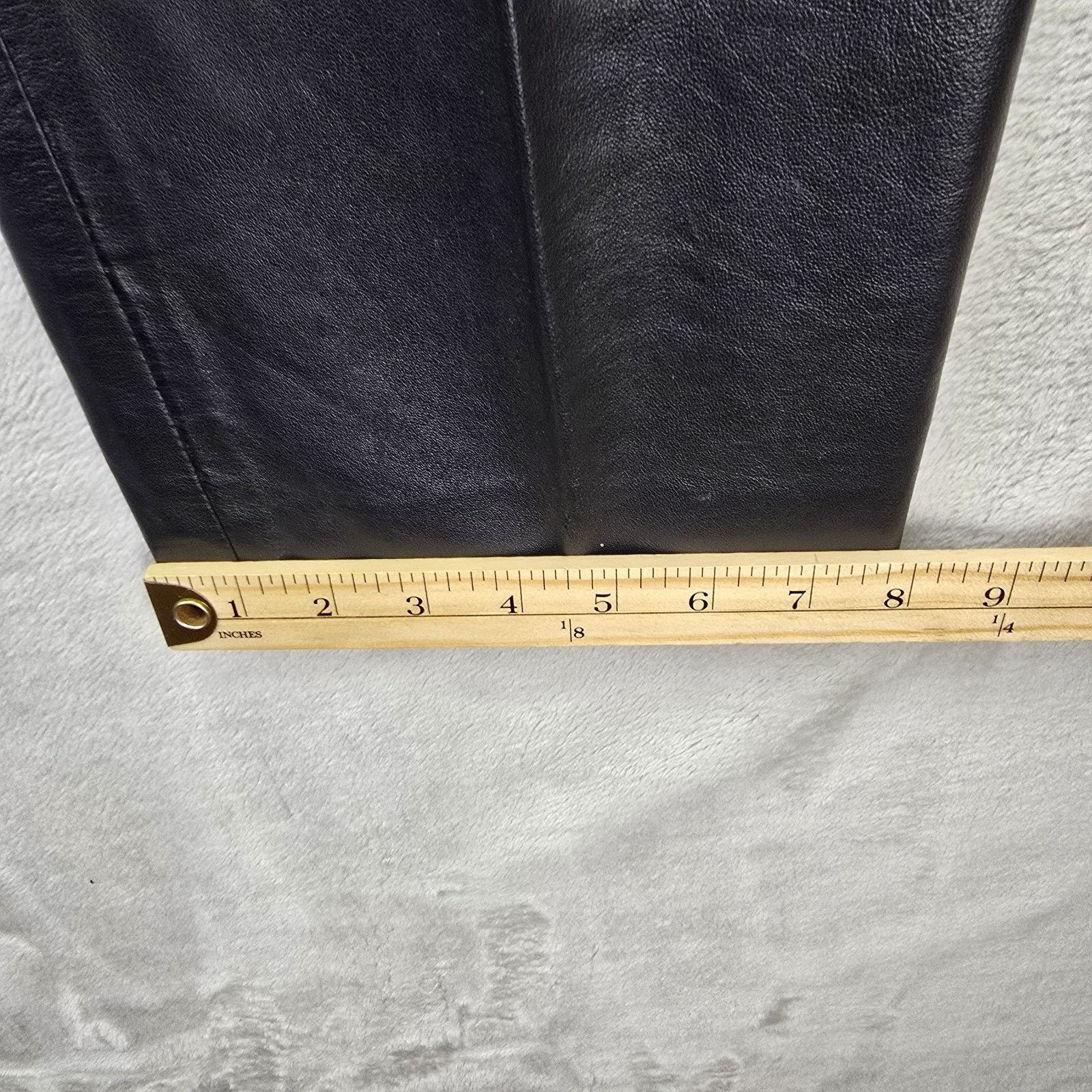 Paco Rabanne Vintage Paco Rabanne Paris Leather Pants 34 (Fit 28x32) 70s Size 28" / US 6 / IT 42 - 13 Thumbnail