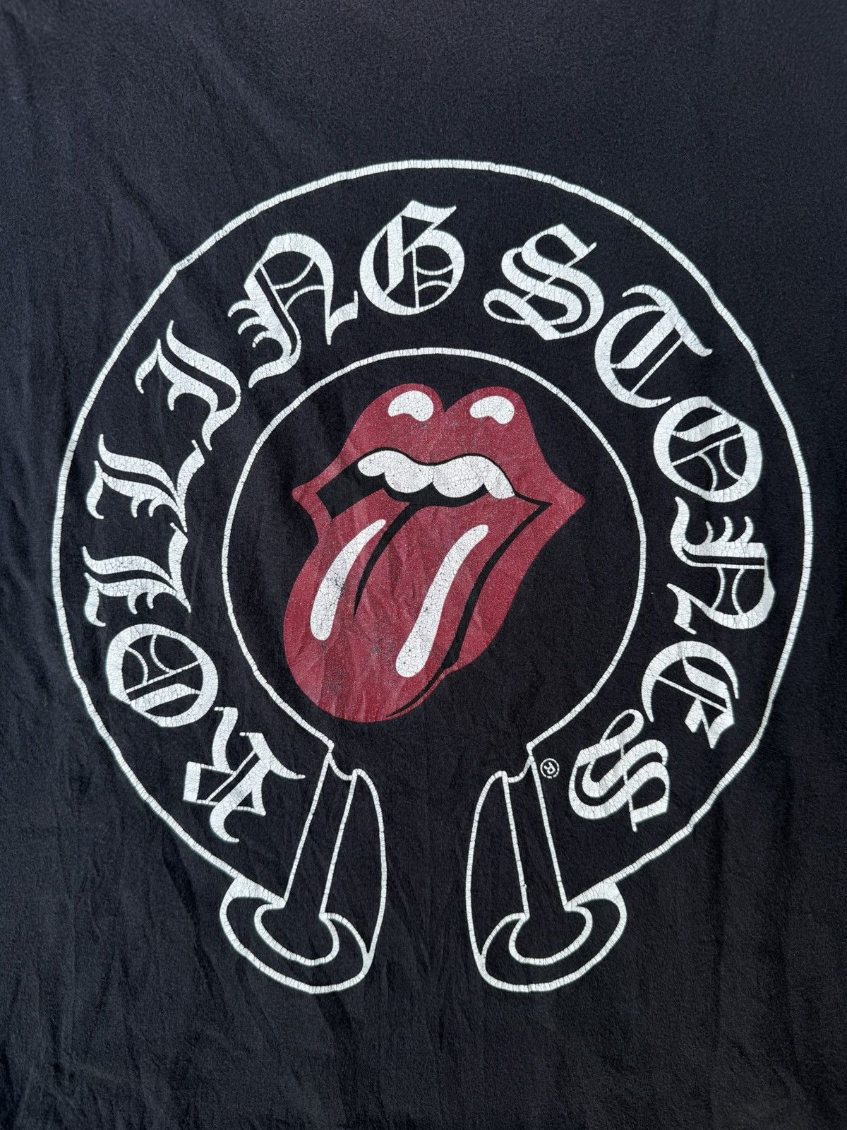 Chrome Hearts × The Rolling Stones Chrome Hearts x The Rolling Stones Faded Black T-Shirt Size US L / EU 52-54 / 3 - 3 Thumbnail