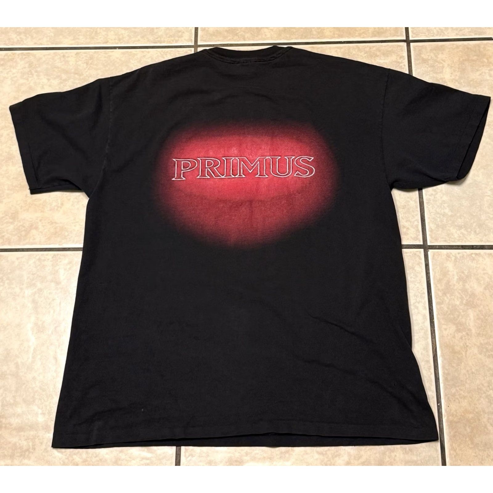 Hanes VINTAGE Primus Miscellaneous Debris Shirt L/XL Skeeter Fly Guy Les Claypool 90s Black Hanes Mens Size US XL / EU 56 / 4 - 2 Thumbnail