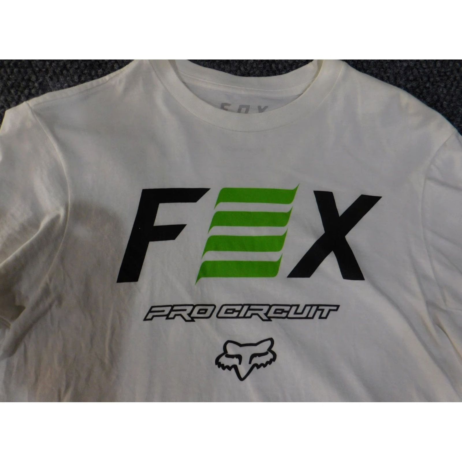 Fox Racing Fox Racing T-Shirt Mens Small White Pro Circuit Motocross Graphic Short Sleeve Crew Neck Size US S / EU 44-46 / 1 - 5 Thumbnail