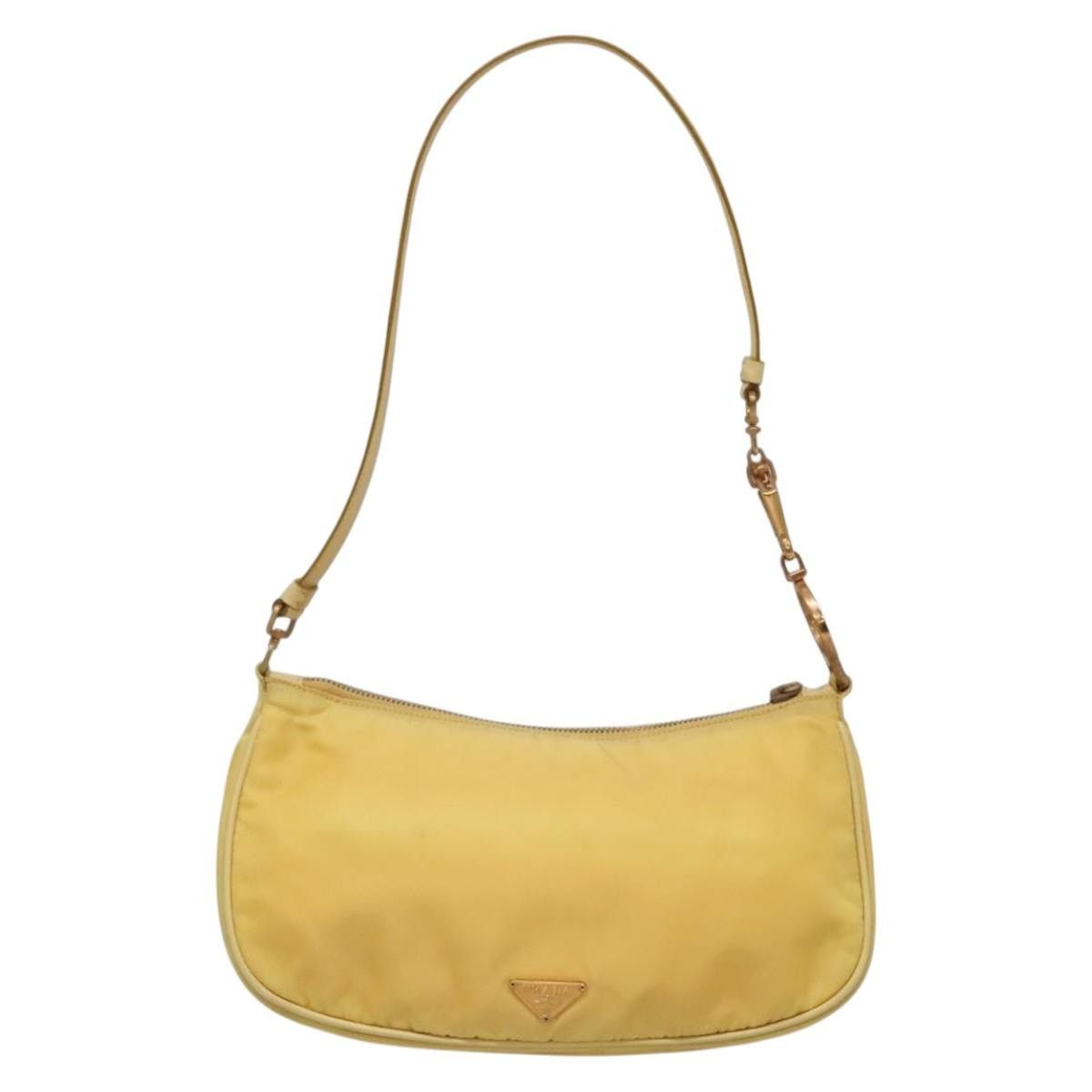 Prada PRADA Shoulder Bag Nylon Yellow Gold Size ONE SIZE - 2 Thumbnail