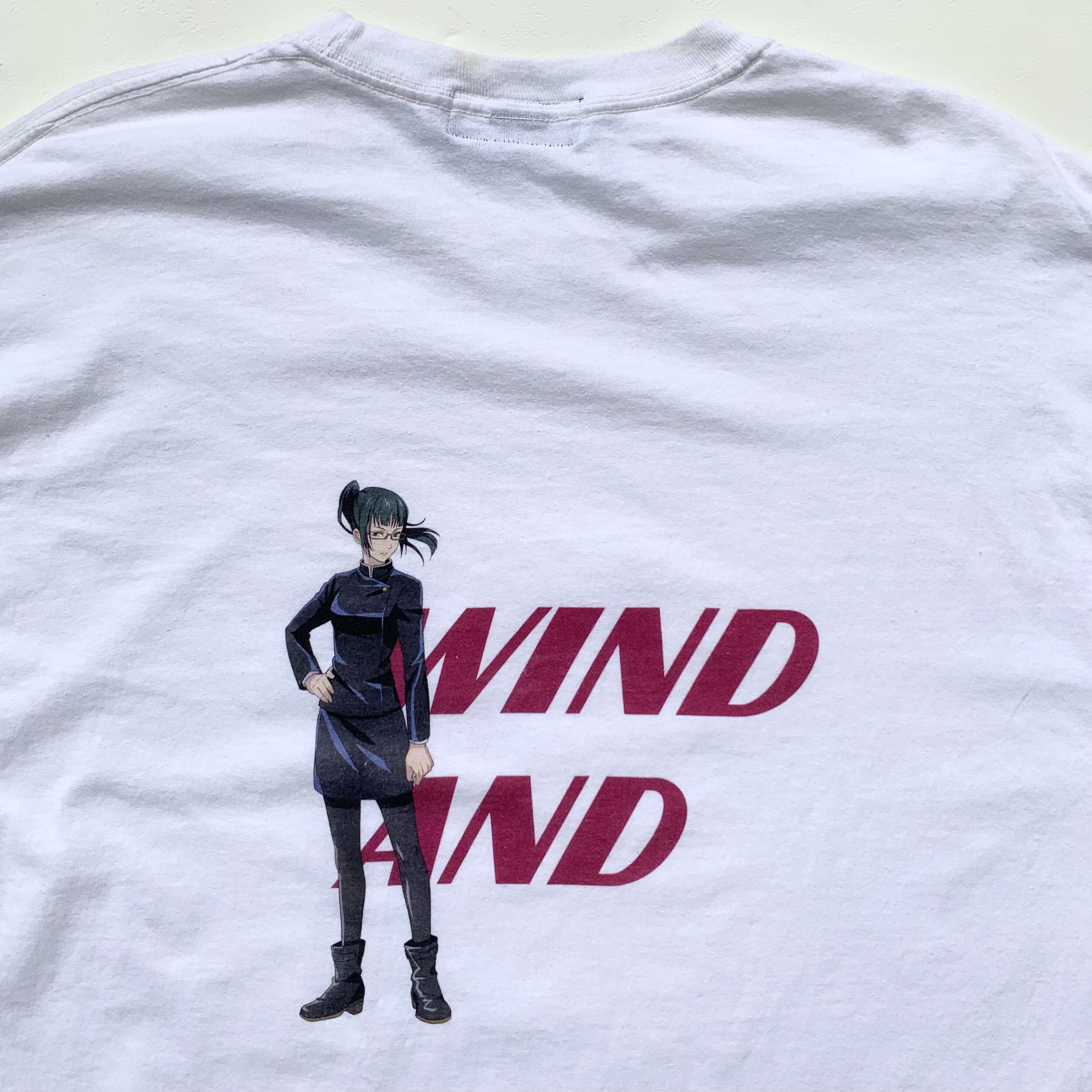 Japanese Brand 2021 Jujutsu Kaisen X Wind And Sea Japan Longsleeve Tee Size US L / EU 52-54 / 3 - 5 Thumbnail