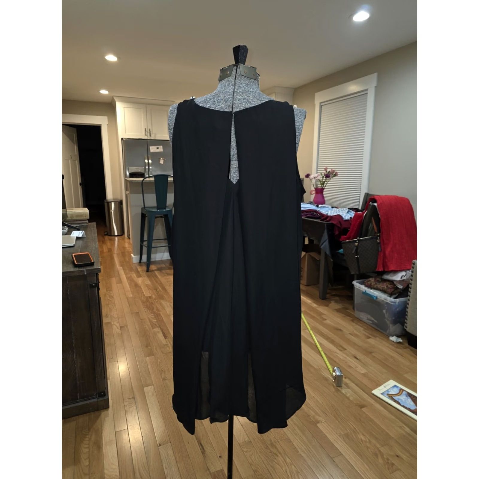 Vintage New Directions Women Tank XL Sleeveless Black Top Size XL / US 12-14 / IT 48-50 - 3 Thumbnail
