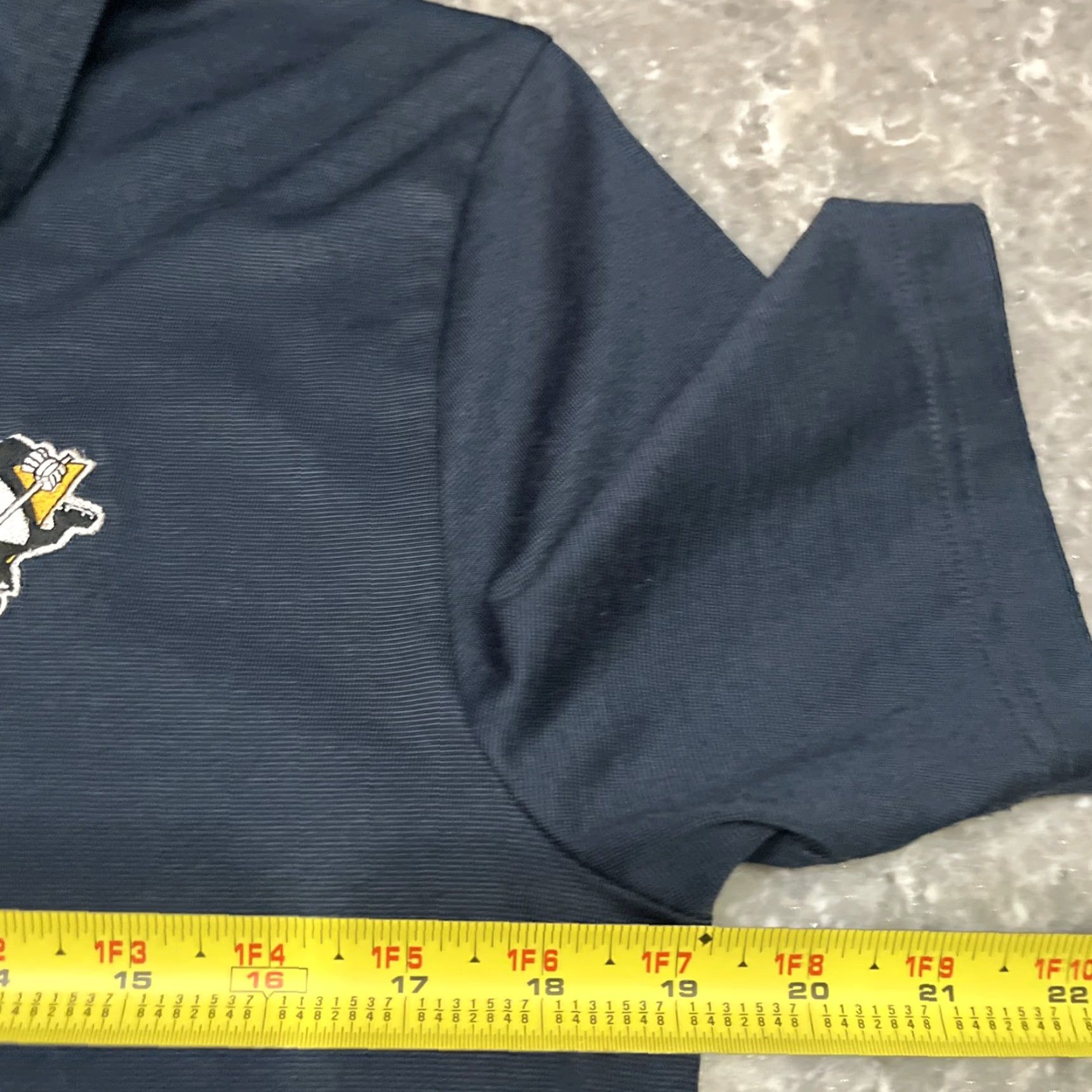 TravisMathew Travis Mathew Polo Shirt Mens M Blue Short Sleeve NHL Pittsburgh Penguins Logo Shirt Size US M / EU 48-50 / 2 - 4 Thumbnail