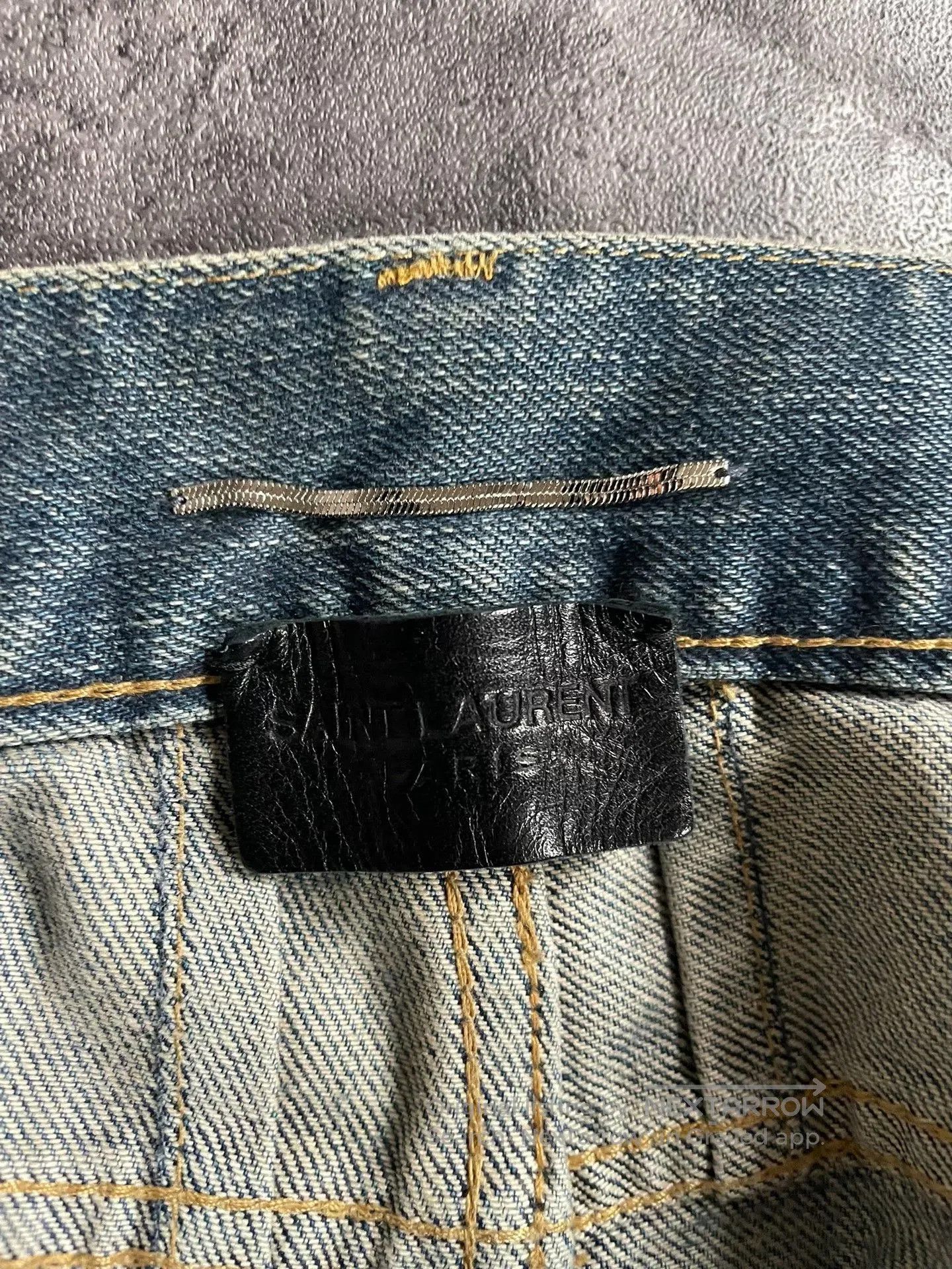 Saint Laurent Paris Saint Laurent Distressed Jeans. Size US 34 / EU 50 - 6 Thumbnail