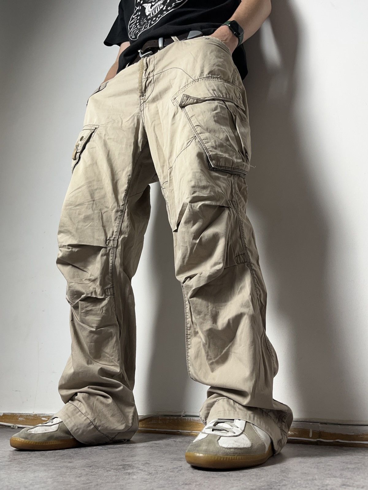 G-Star 🔥90'S G STAR RAW MULTIPOCKET MILITARY CARGO PANTS Size US 34 / EU 50 - 9 Thumbnail