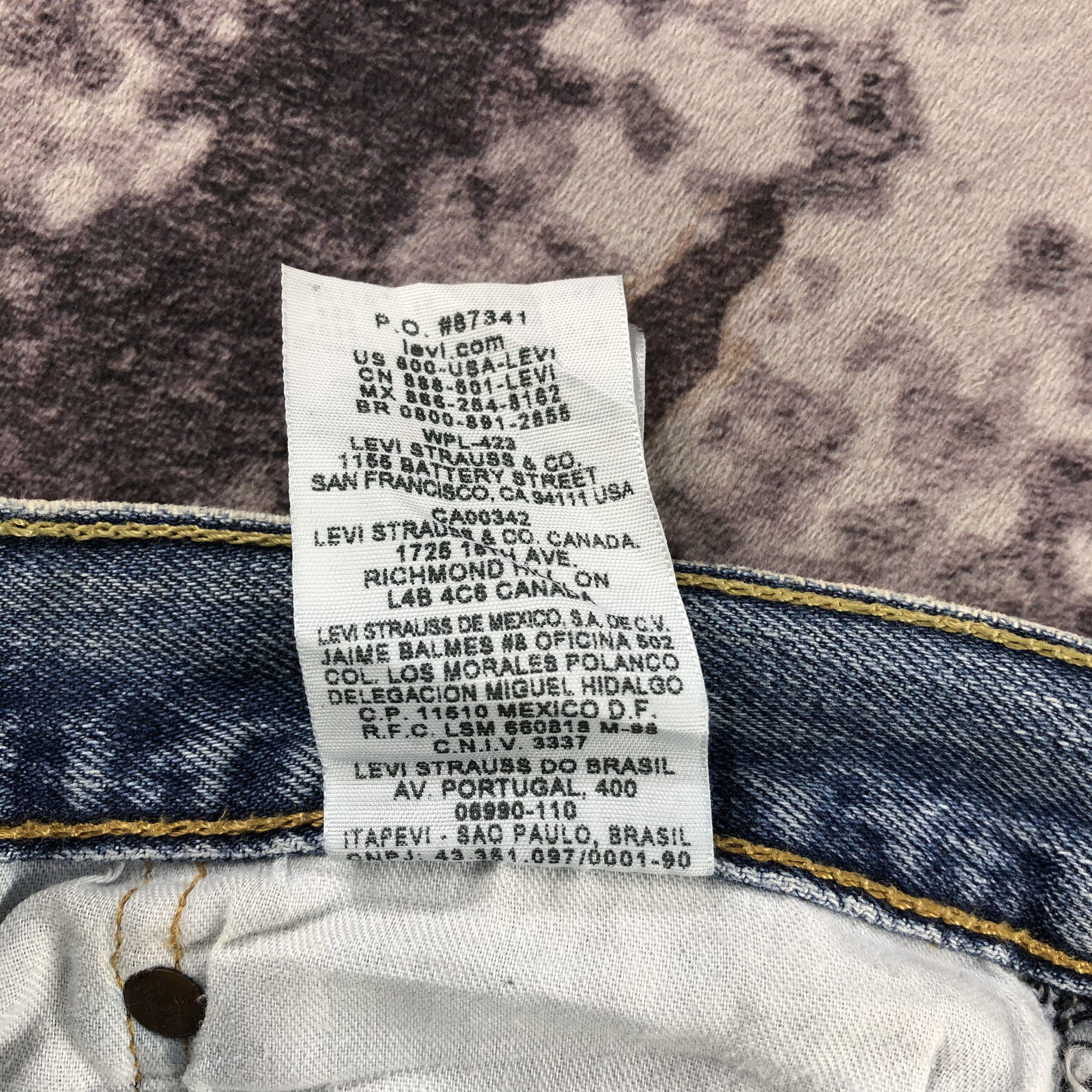 Levi's Vintage Blue Wash Levis 501 Jeans-JM2999 Size US 34 / EU 50 - 15 Thumbnail