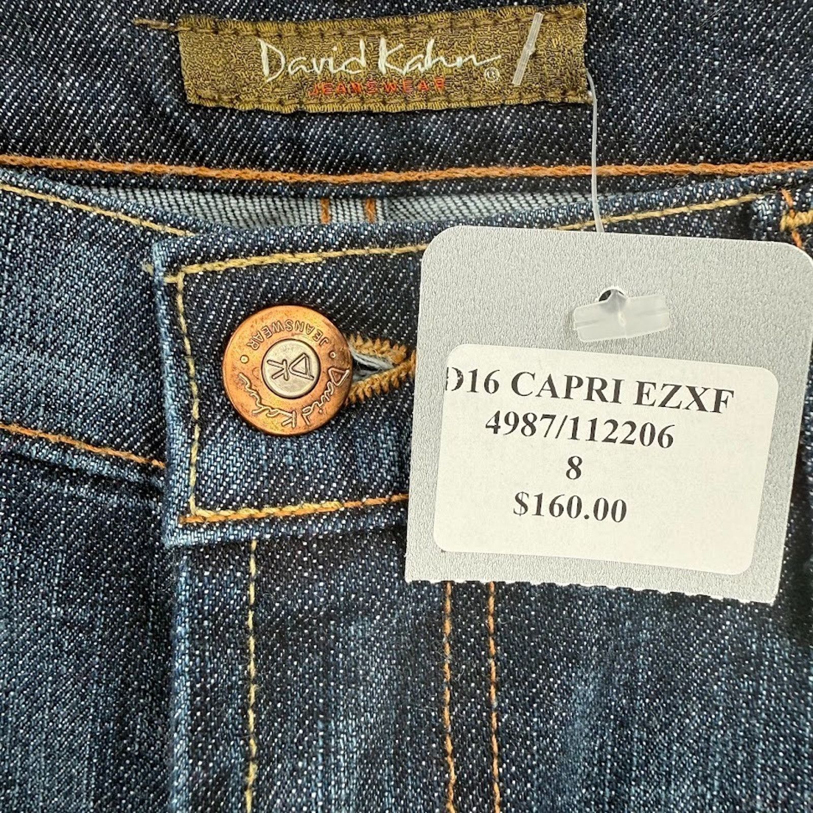 & Other Stories David Kahn Shalene Gaucho Capri Jeans Womens 8 NWT Size 30" / US 8 / IT 44 - 3 Thumbnail