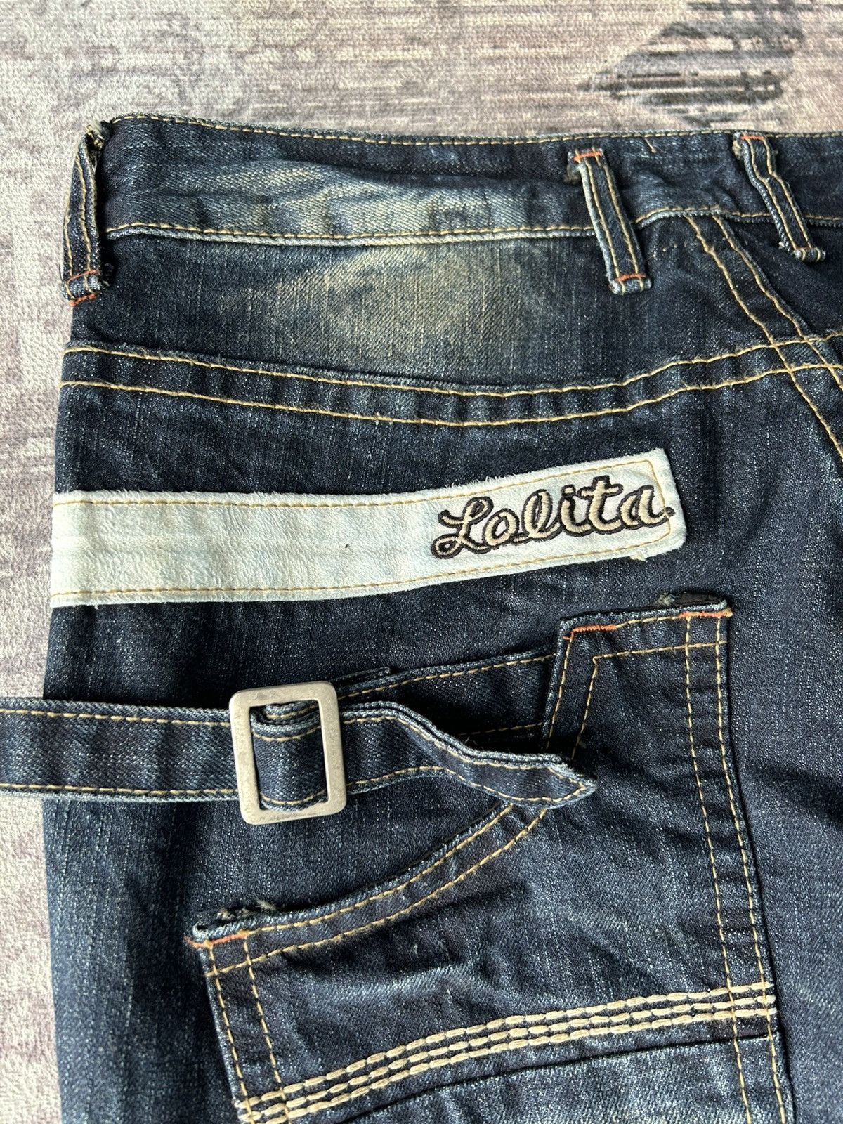 Le Grande Bleu (L.G.B.) Lolita Bondage Washed Jeans Size US 32 / EU 48 - 8 Thumbnail