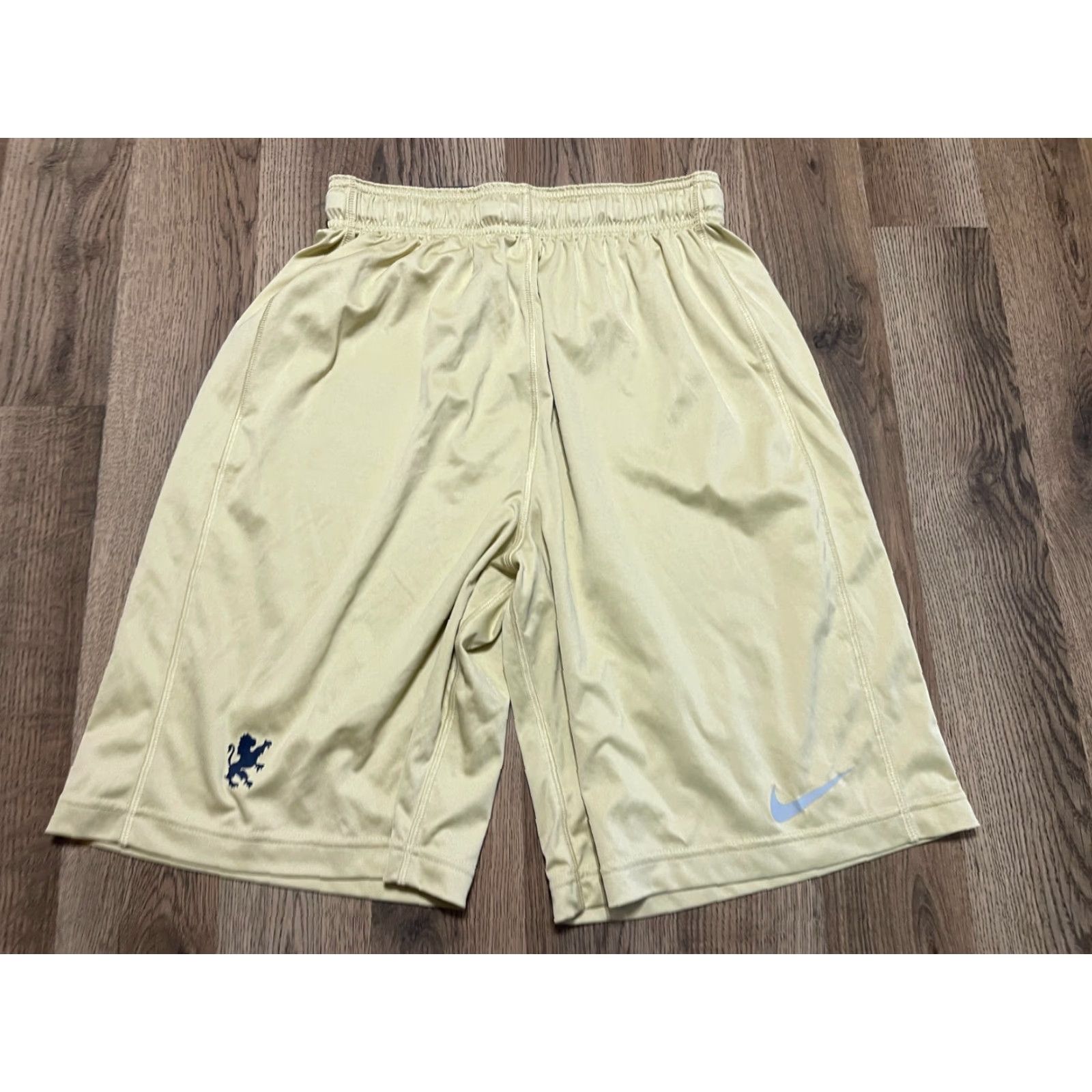 Nike Nike Shorts Men's Medium Gray Gold Basketball Shorts Size US 31 - 2 Thumbnail