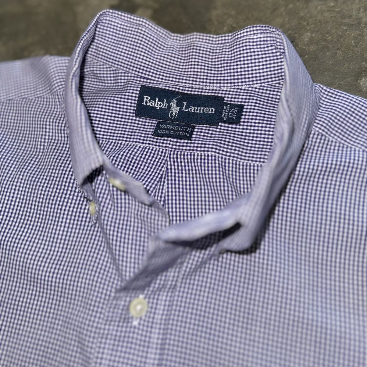 Polo Ralph Lauren Vintage Polo Ralph Lauren Yarmouth gingham dress shirt Size US XL / EU 56 / 4 - 3 Thumbnail