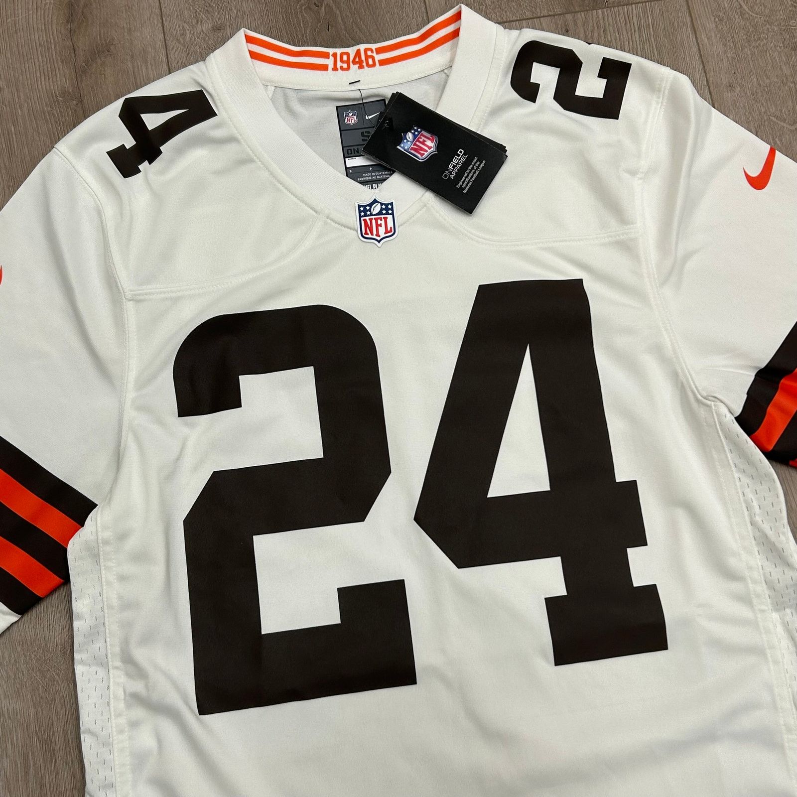 Nike Nike Nick Chubb White Cleveland Browns Game Jersey Small Size US S / EU 44-46 / 1 - 2 Thumbnail