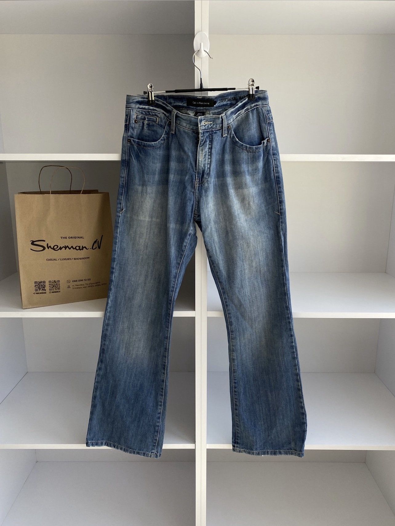 Calvin Klein × Vintage Vintage Calvin Klein Diesel style jeans pants Size US 33 - 5 Thumbnail