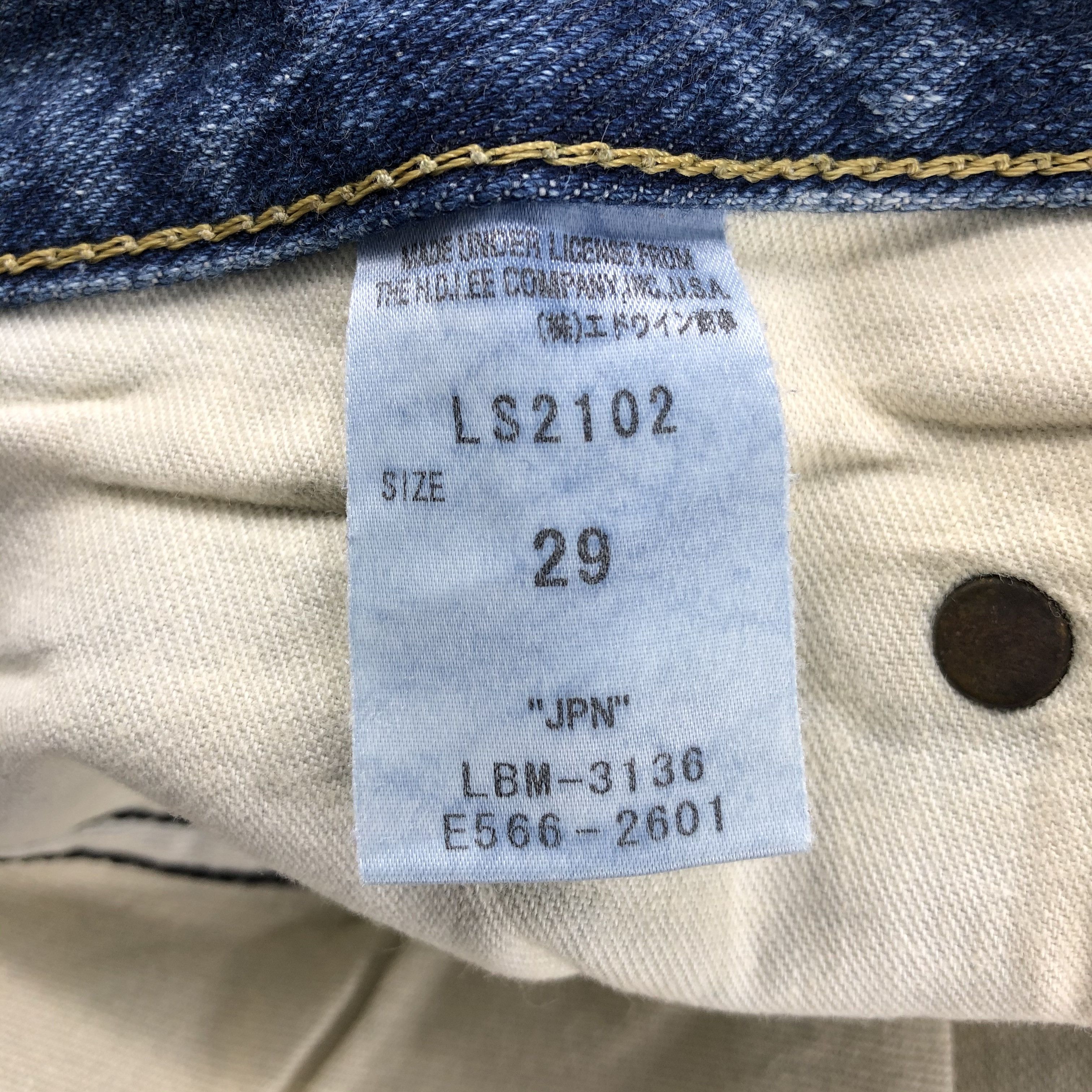 Lee × Vintage Vintage Blue Wash Lee Jeans-JM2153 Size US 32 / EU 48 - 13 Thumbnail