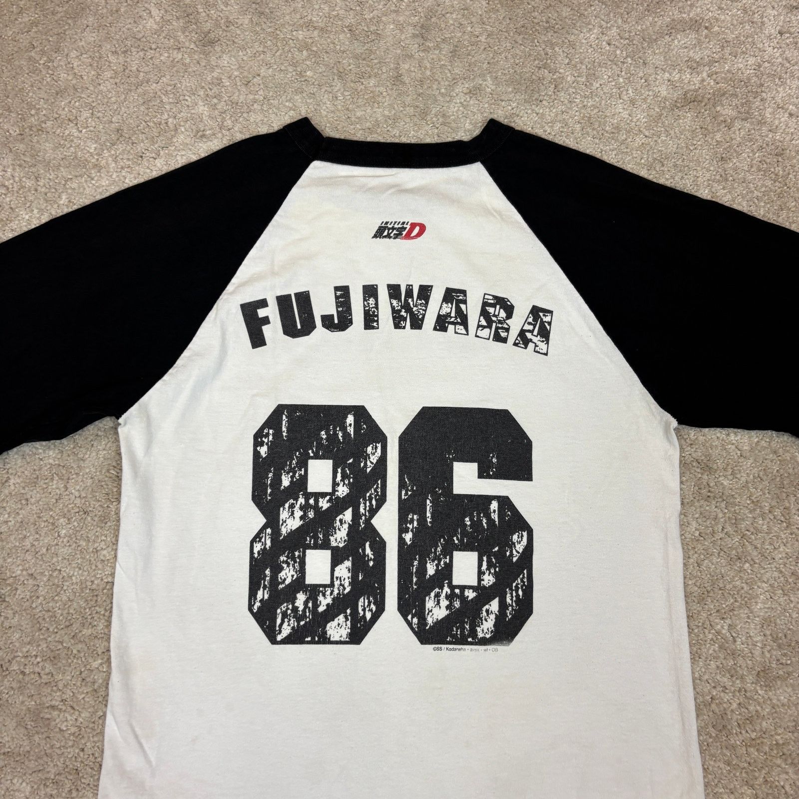 Vintage Vintage Initial D Fujiwara Baseball T Shirt Anime Car Medium Size US M / EU 48-50 / 2 - 4 Thumbnail