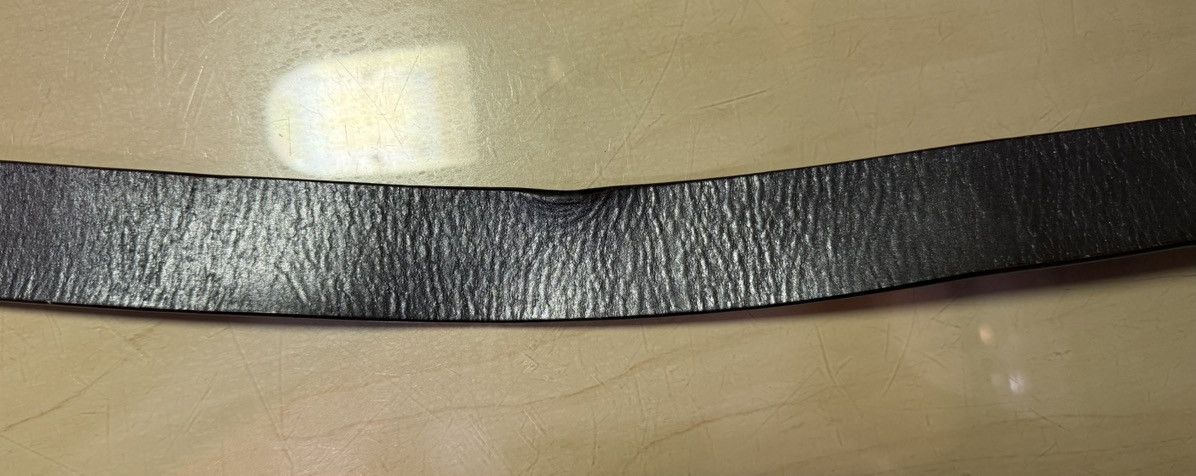 Puma Vintage PUMA Y2K Rhinestone Big Cat Buckle Leather Belt Size 34 - 6 Thumbnail