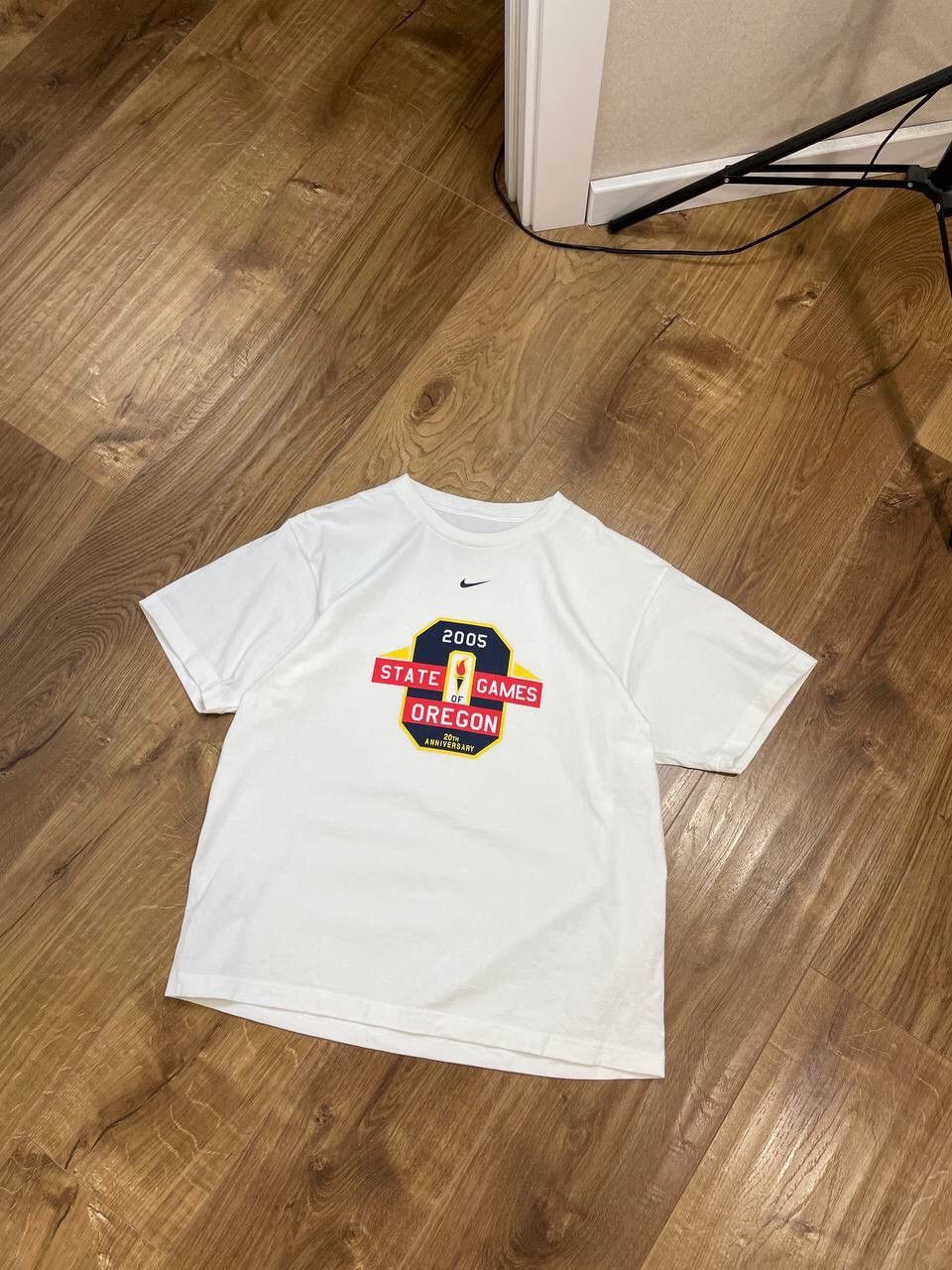 Nike × Vintage Vintage Bike Y2K Style Big Logo Games Oregon Tee Shirt Polo Size US M / EU 48-50 / 2 - 1 Thumbnail