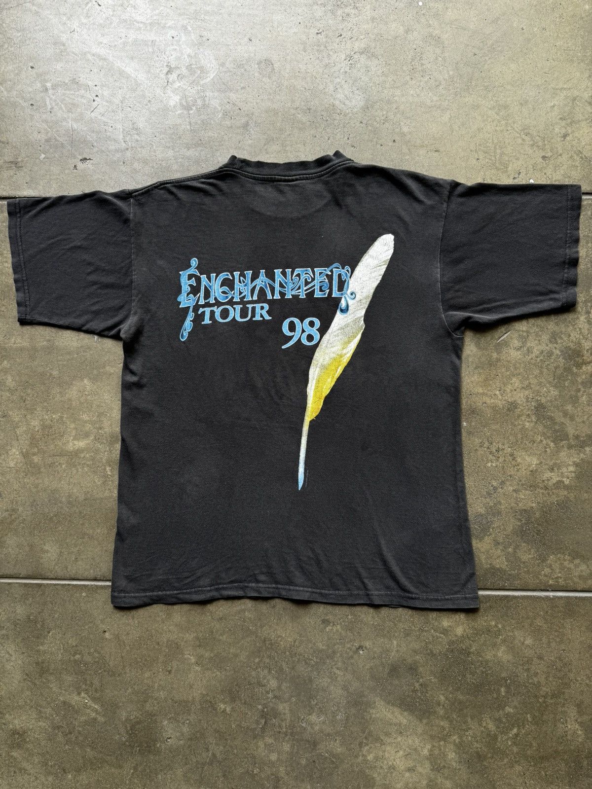 Vintage 1998 Stevie Nicks Enchanted Band Tee Shirt Fleetwood Mac Size US L / EU 52-54 / 3 - 2 Thumbnail