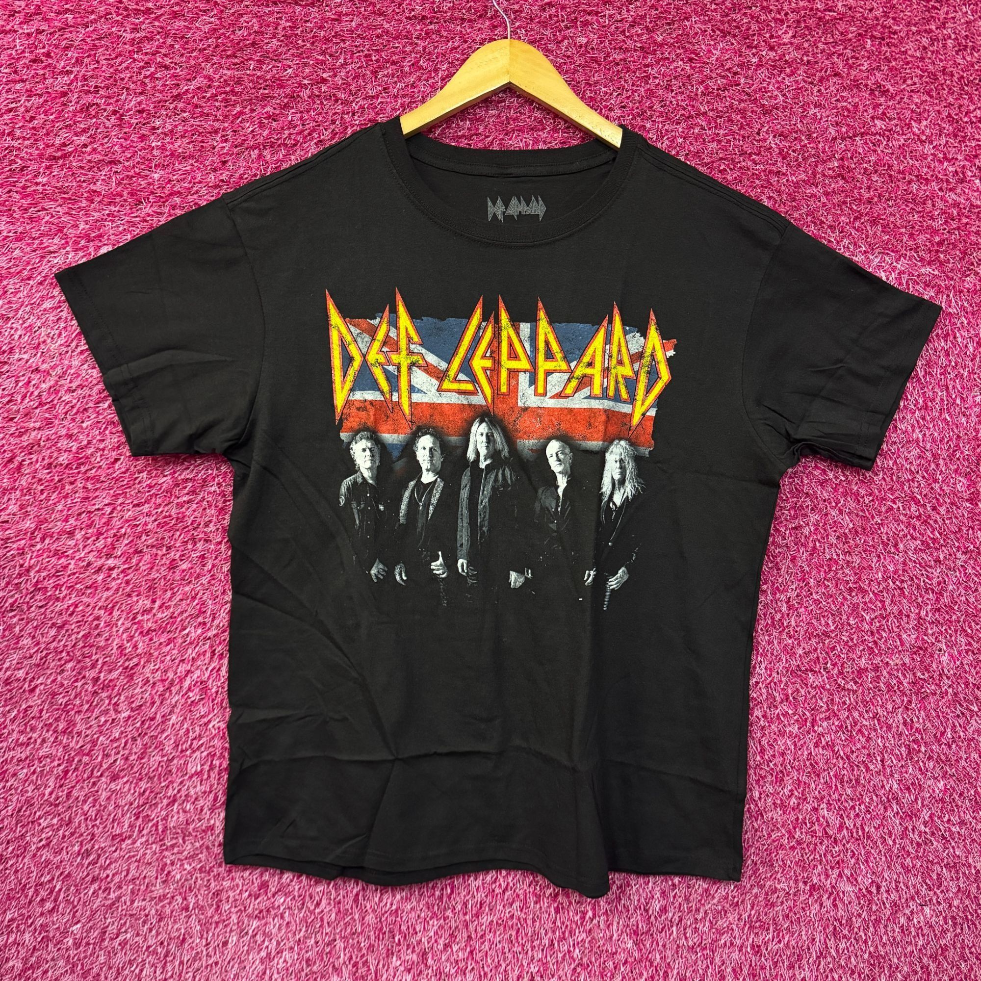 Def Leppard Def Leppard All Timers Union Jack Heavy Metal Band Tee 2XL Size US XXL / EU 58 / 5 - 3 Thumbnail