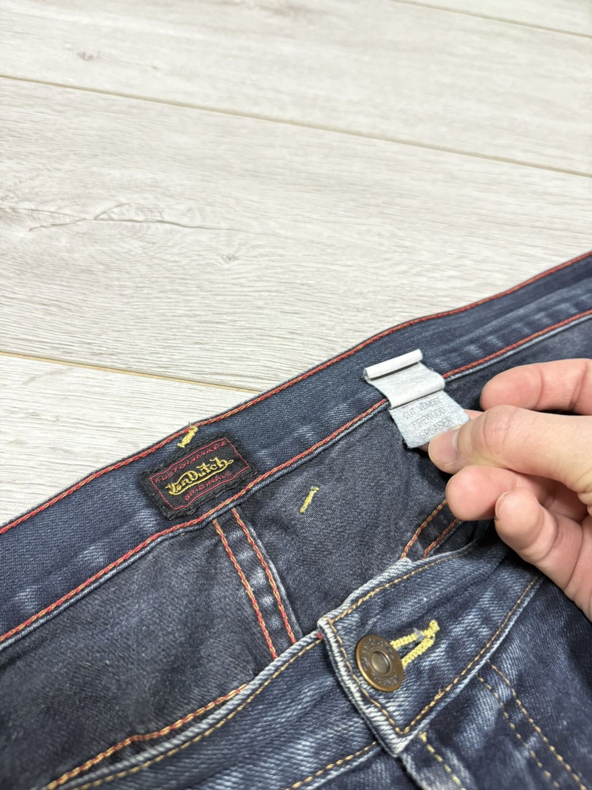 Von Dutch Von Dutch vintage eye wings jeans big logo made in USA Size US 40 / EU 56 - 5 Thumbnail