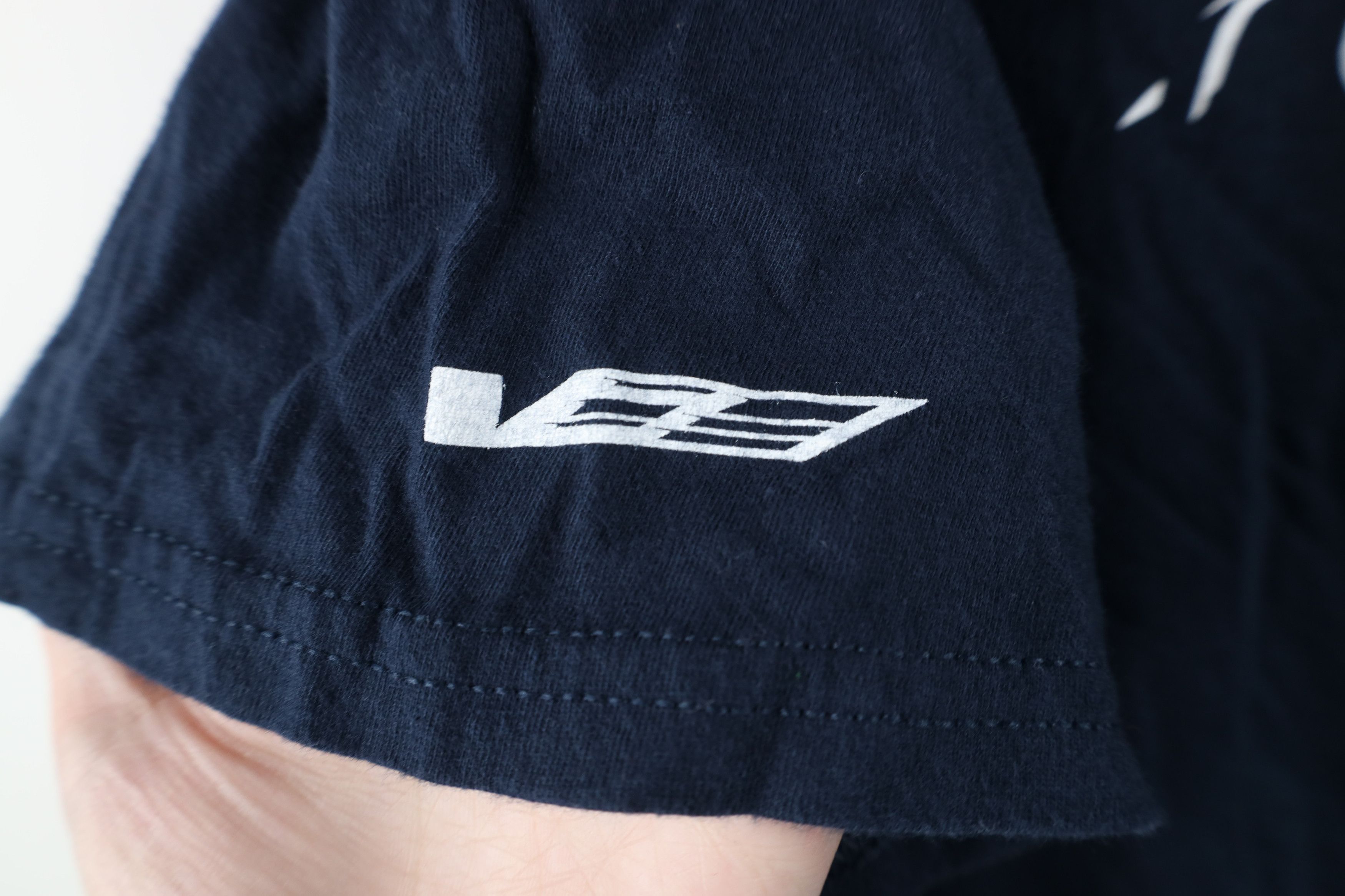 Vintage Y2K Streetwear Spell Cadillac Car Racing T-Shirt Navy Blue Size US L / EU 52-54 / 3 - 6 Thumbnail