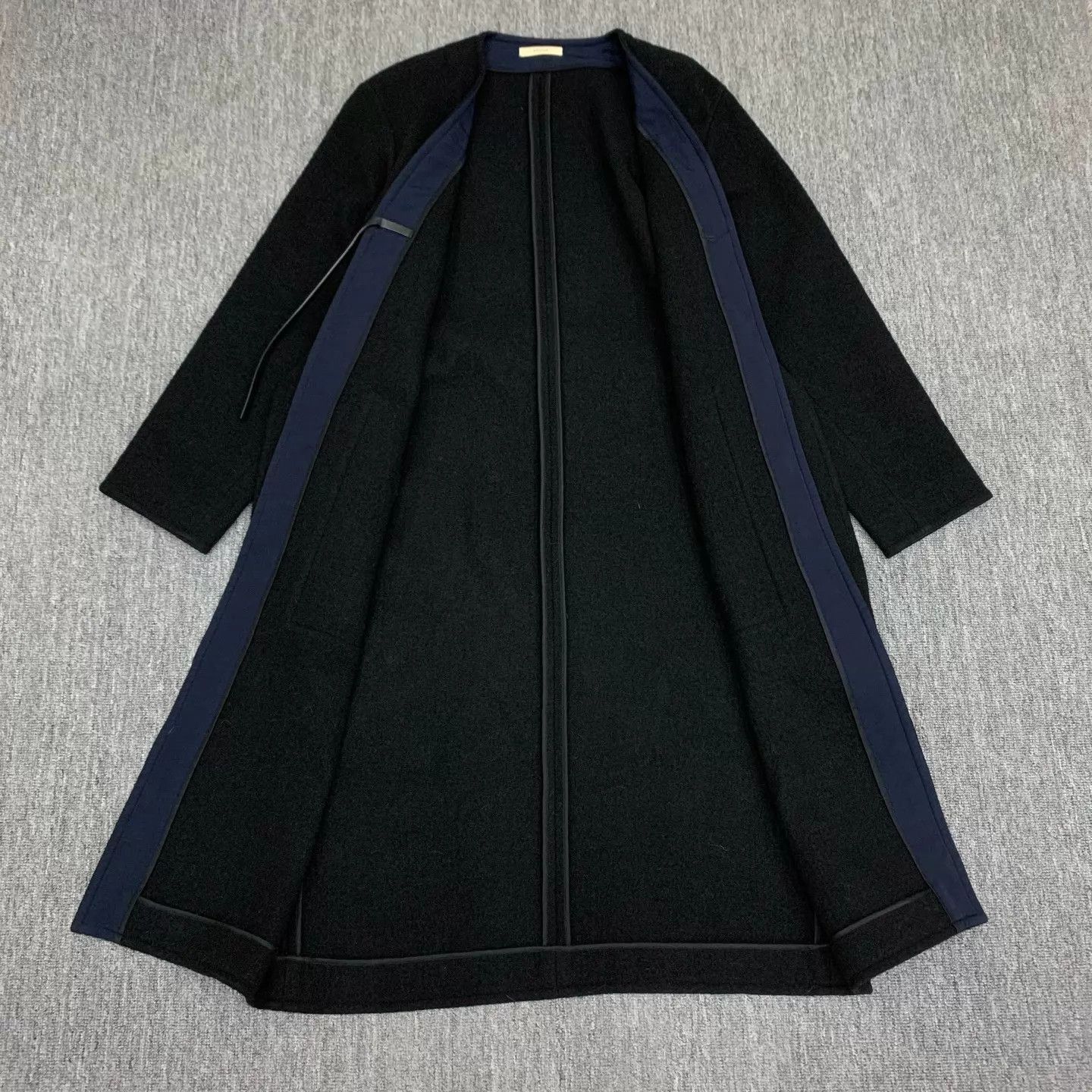Celine Celine Black Wool Long Overcoat 36 95 New Size XS / US 0-2 / IT 36-38 - 6 Thumbnail