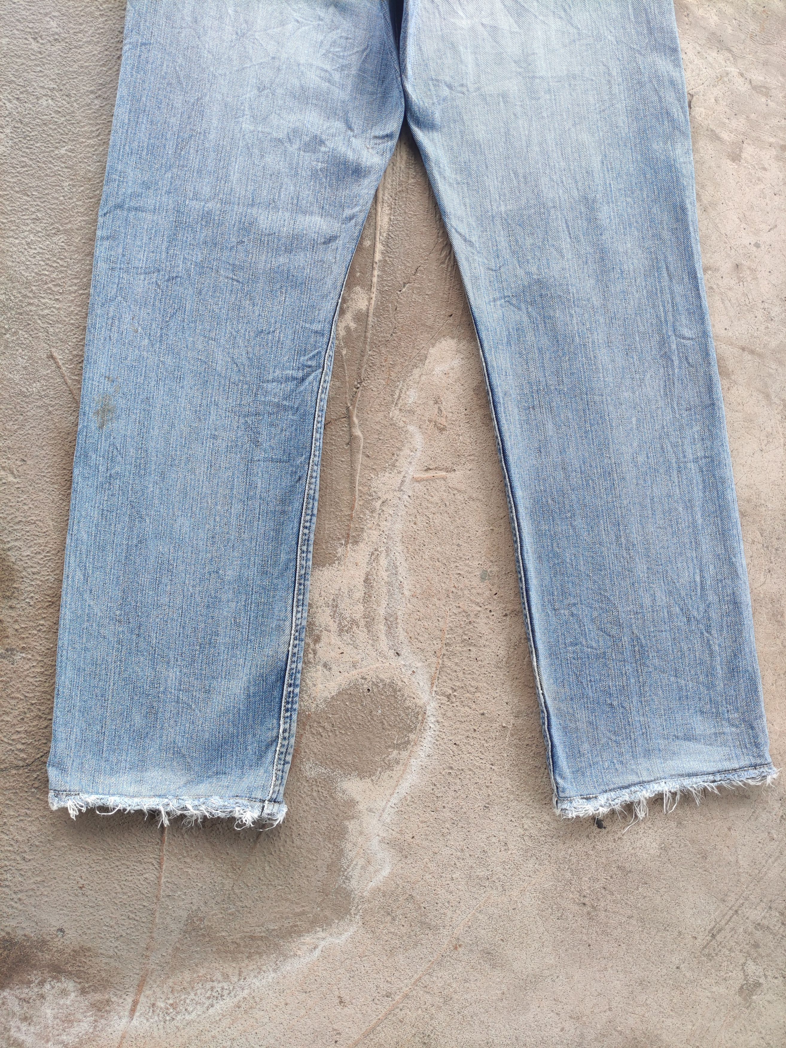Vintage Lee Japan Distressed Faded Denim Jean