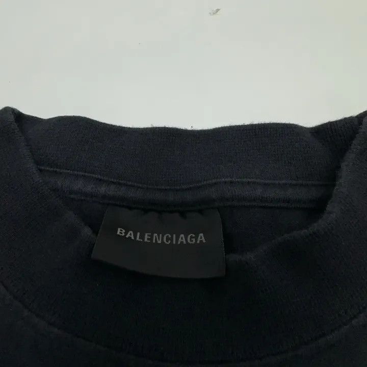 Balenciaga Balenciaga Balenciaga Logo Print Black Short Sleeve TShirt Size US XS / EU 42 / 0 - 5 Thumbnail