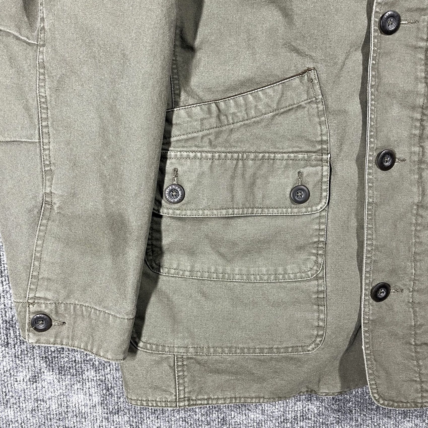 Orvis Orvis Barn Chore Jacket Mens L Corduroy Trim Quilted Lined Canvas Cotton Green Pockets Workwear Size US L / EU 52-54 / 3 - 3 Thumbnail