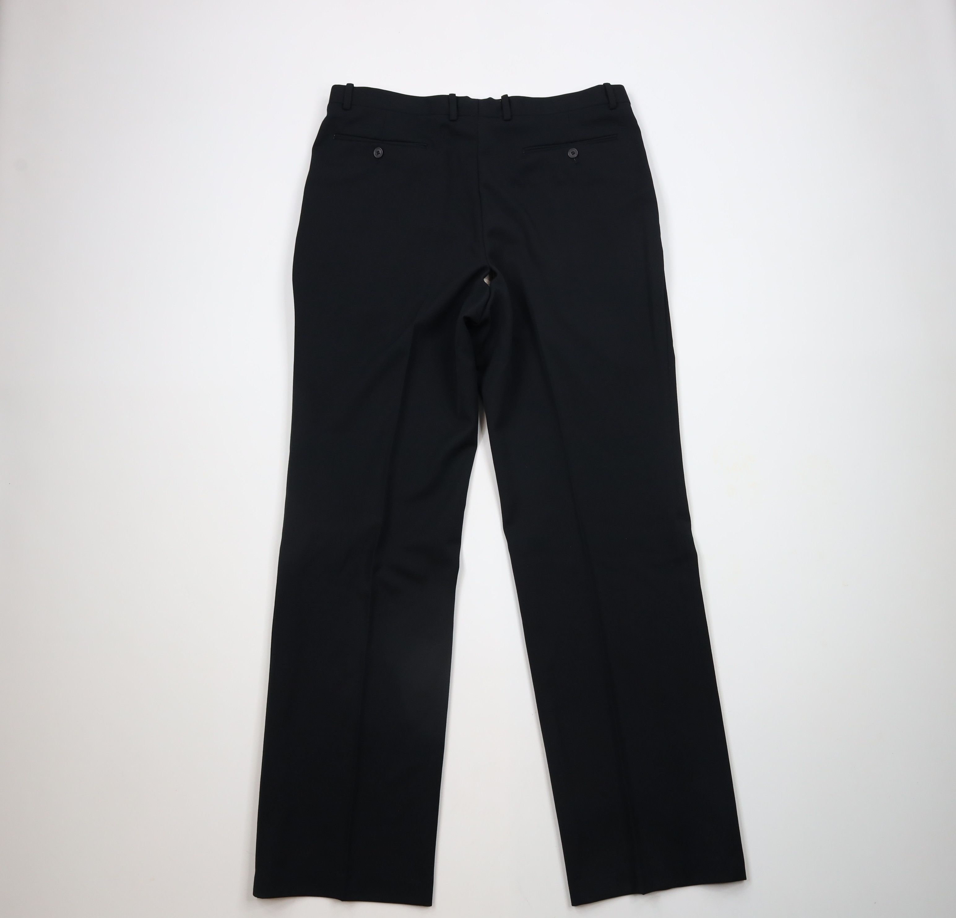 Vintage Vintage 90s Streetwear Wool Chino Pants Trousers Black Size US 36 / EU 52 - 9 Thumbnail