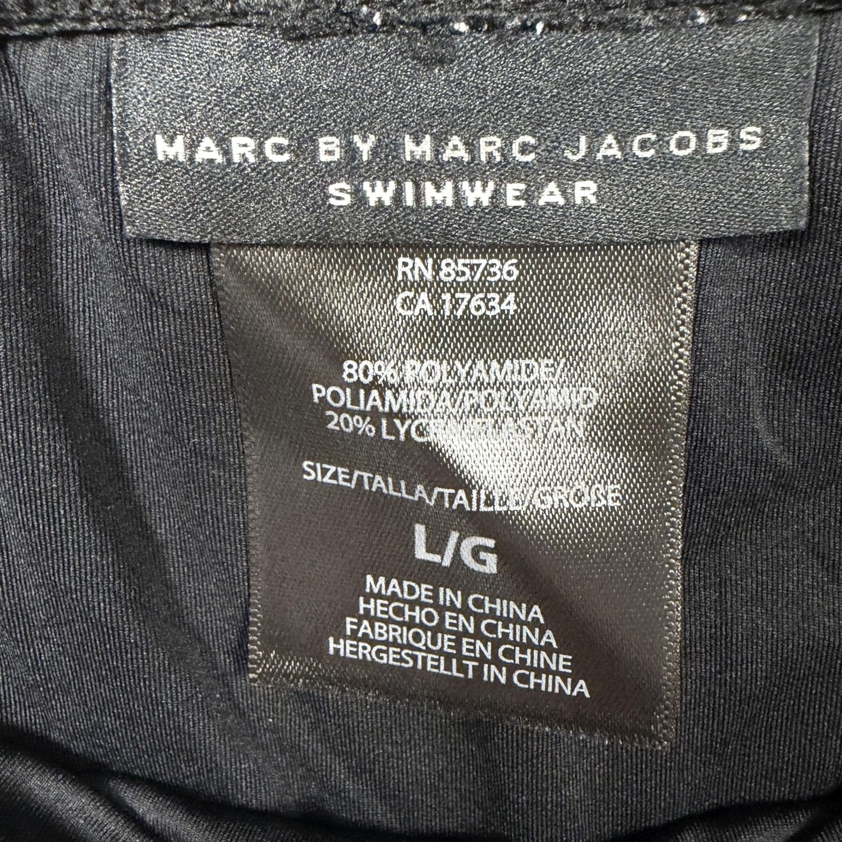 Marc by Marc Jacobs Marc by Marc Jacobs Bikini Bottom L Black Geometric Print Classic Resort Swimwear Beach Womens Boys Girls Size 36" / US 14 / IT 50 - 6 Thumbnail