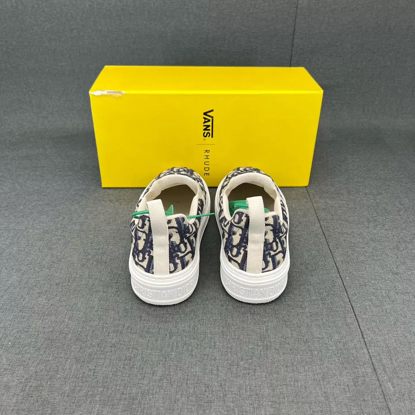 Dior Dior Solar Blue White All Over Print 35 Original Box Size US 4.5 / IT 34.5 - 5 Thumbnail