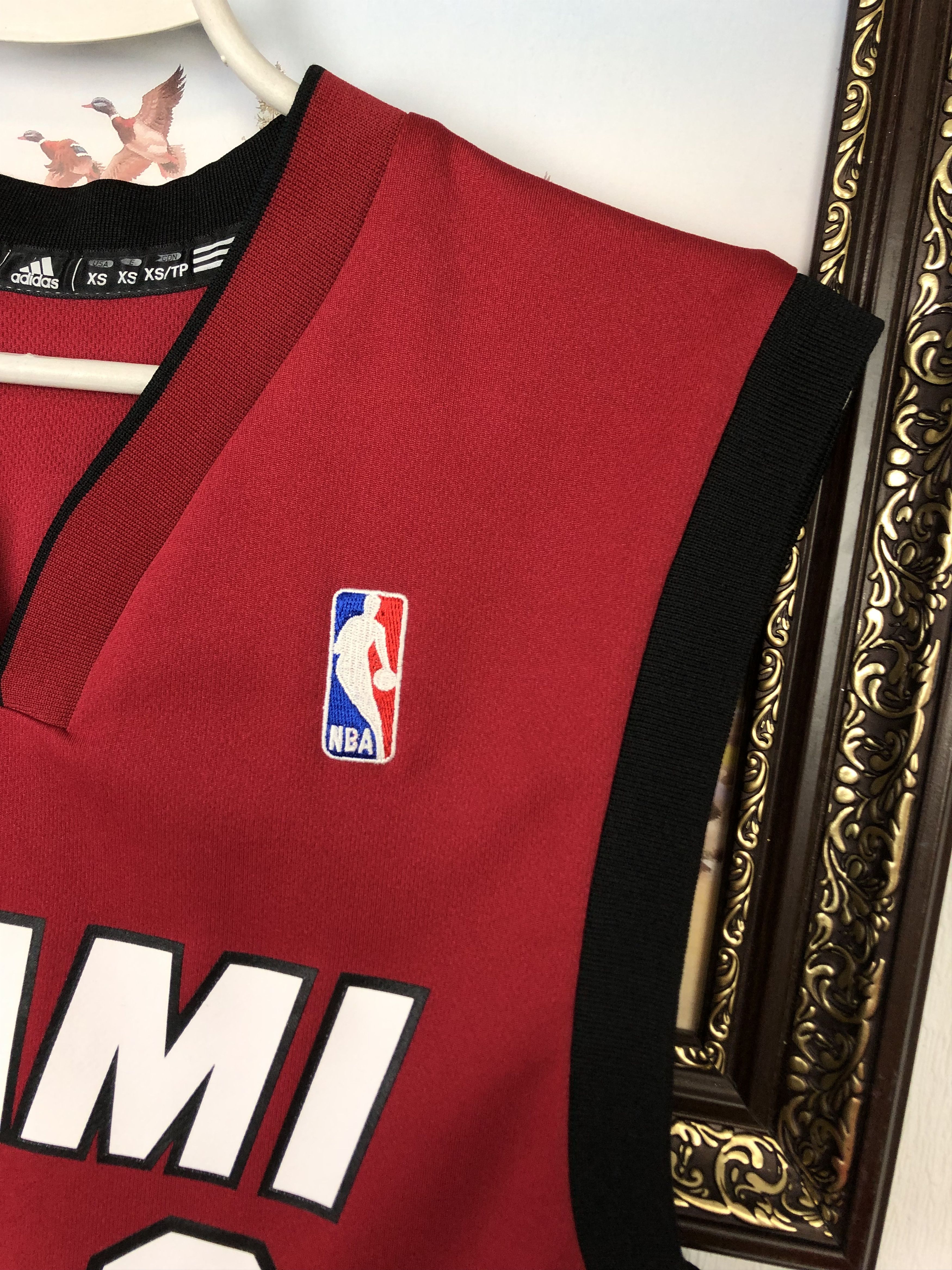 Adidas Adidas Miami Heat NBA LeBron James #6 Jersey Tee Hype Size US XS / EU 42 / 0 - 4 Thumbnail